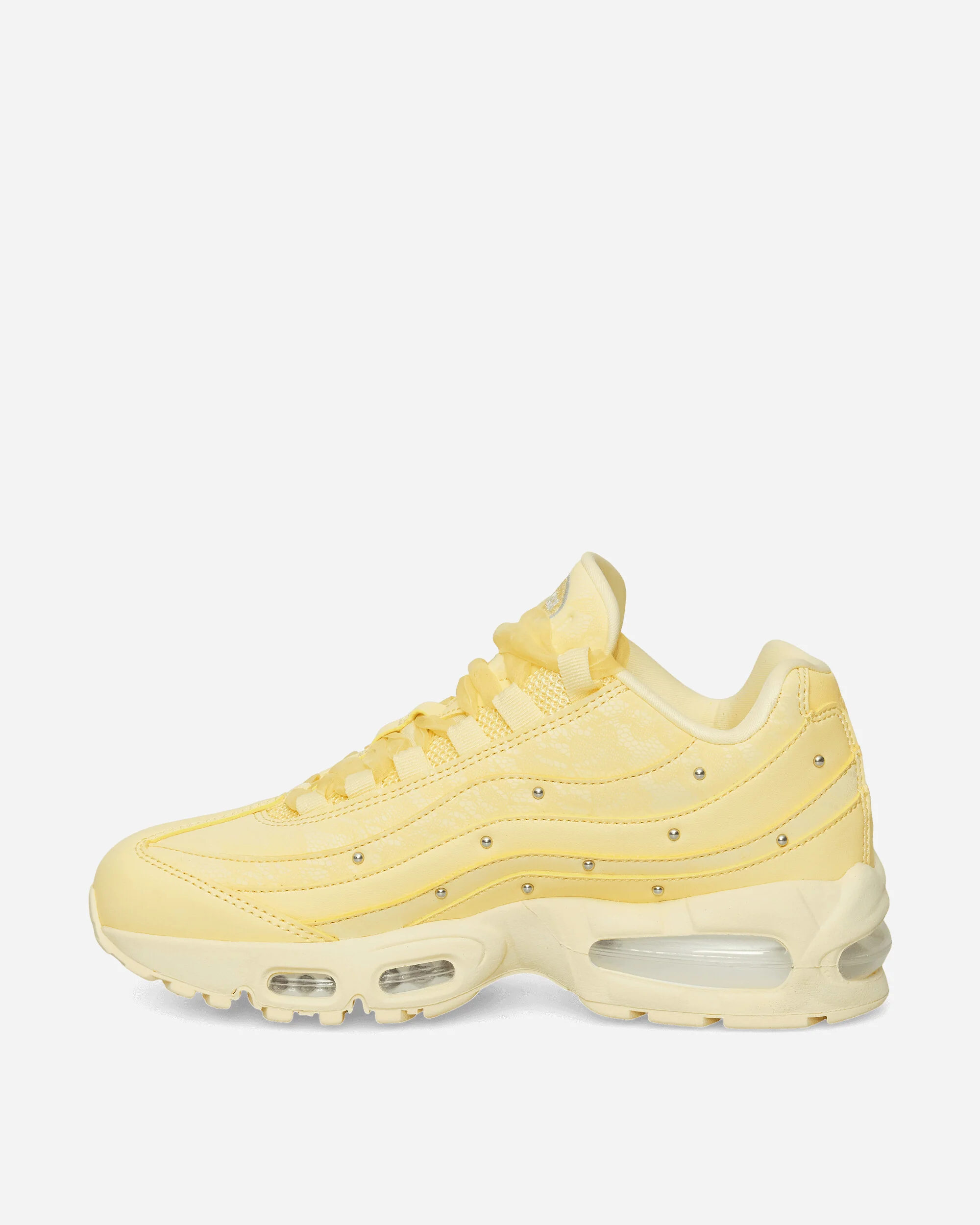 Women's Air Max 95 Big Bubble Sneakers Soft Yellow - Image 3