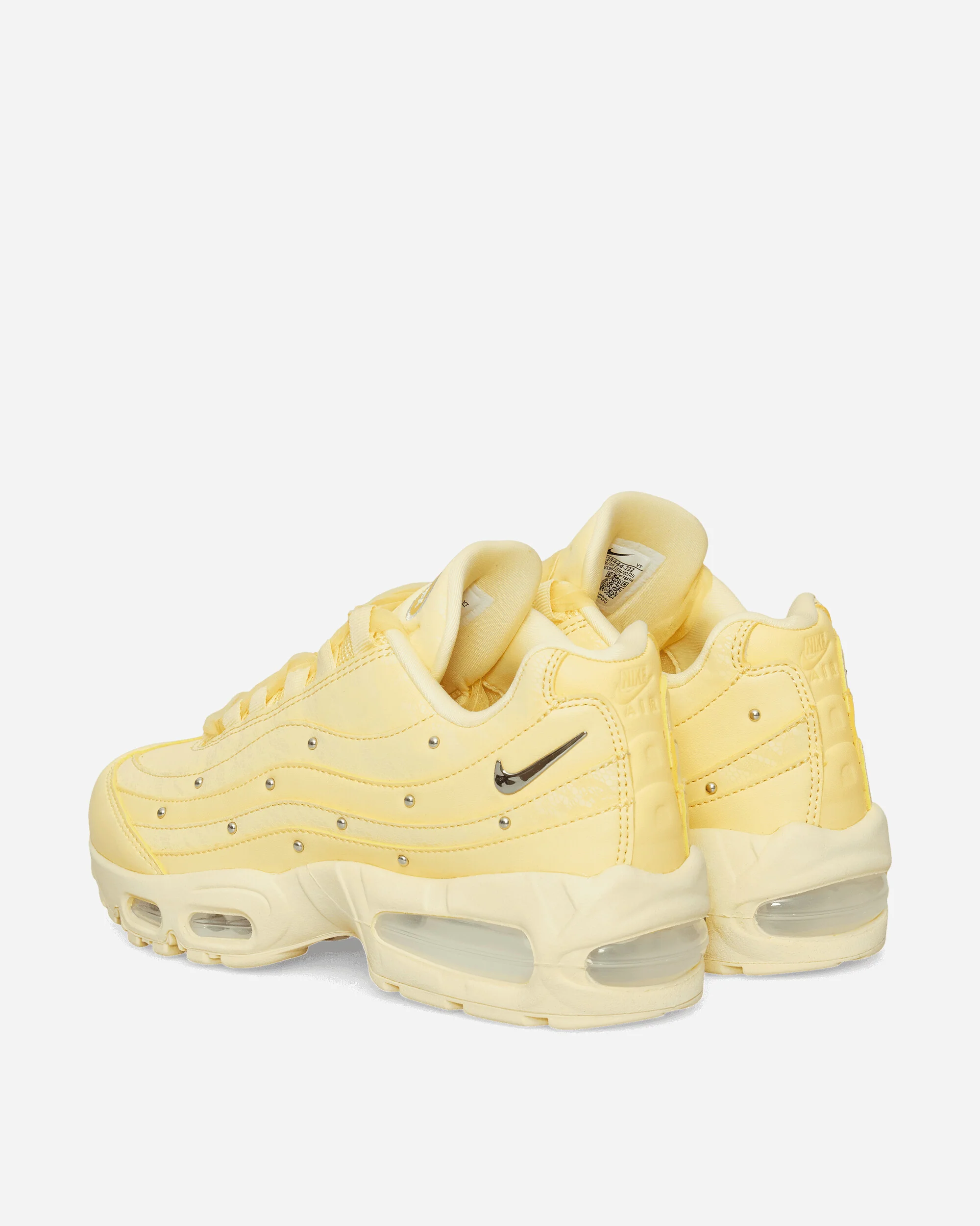 Women's Air Max 95 Big Bubble Sneakers Soft Yellow - Image 4