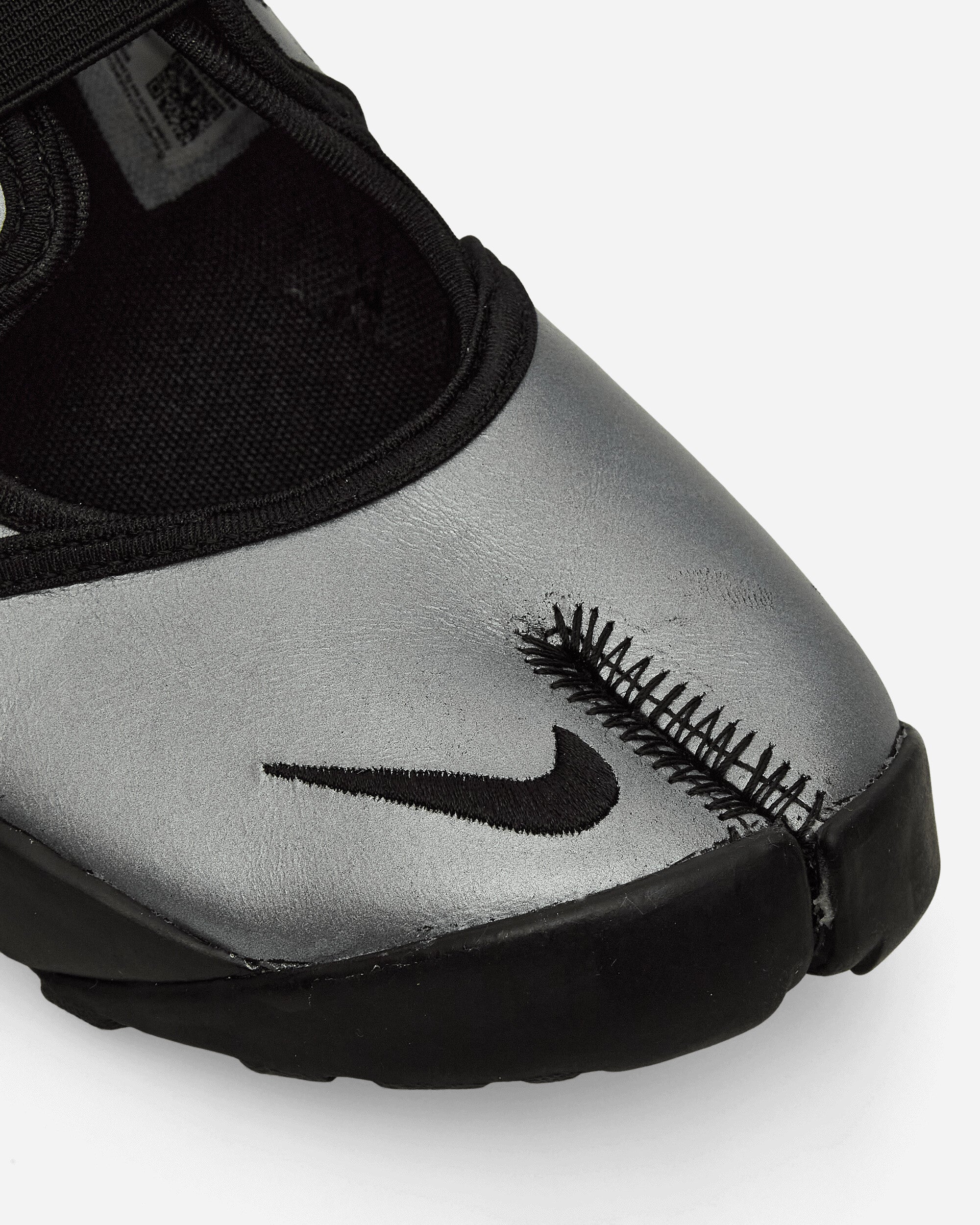 Women's Air Rift Leather Sandals Metallic Silver / Black - Image 6