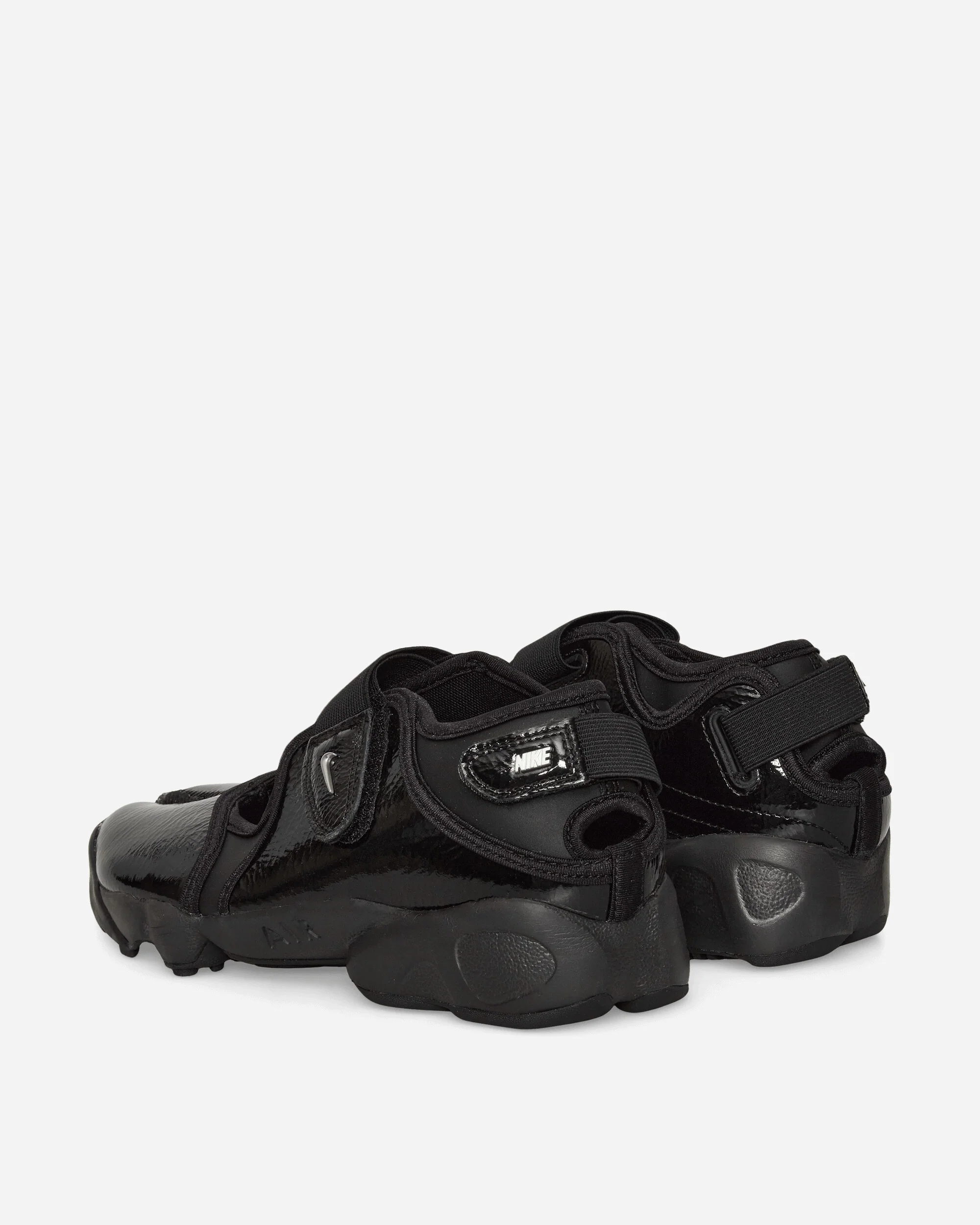 Women's Air Rift Sandals Black / Metallic Silver - Image 4