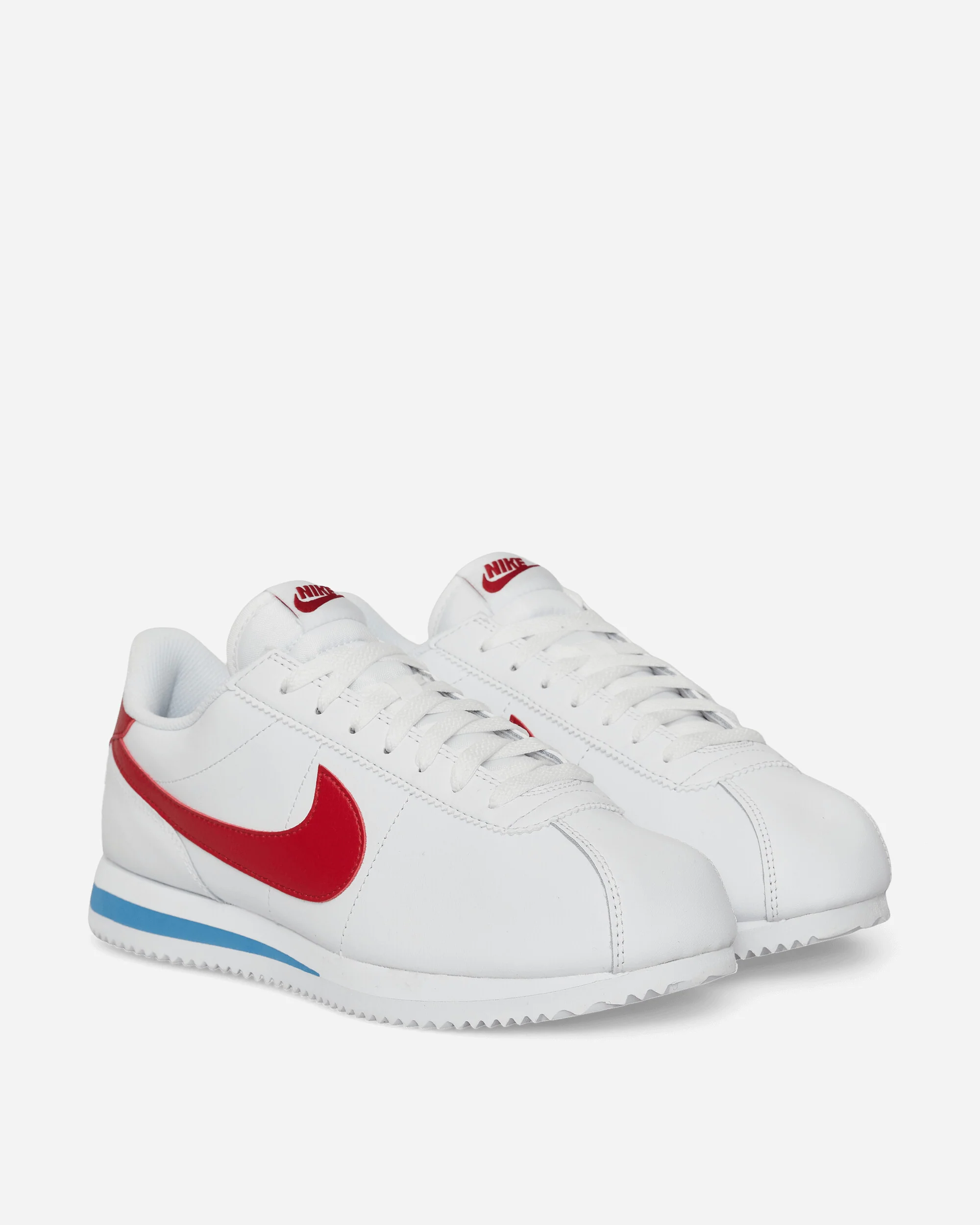Cortez Leather Sneakers White / Varsity Red - Image 2