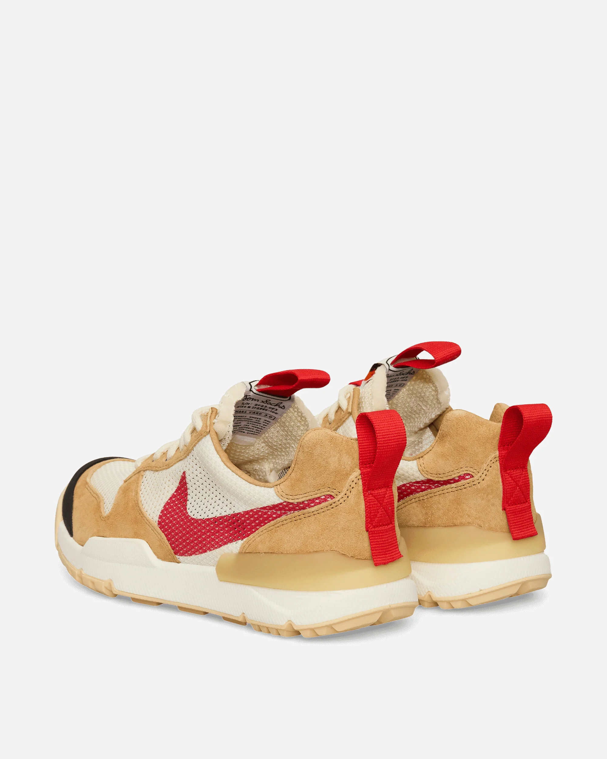 Tom Sachs Mars Yard 3.0 Sneakers Natural / Sport Red / Maple - Image 4