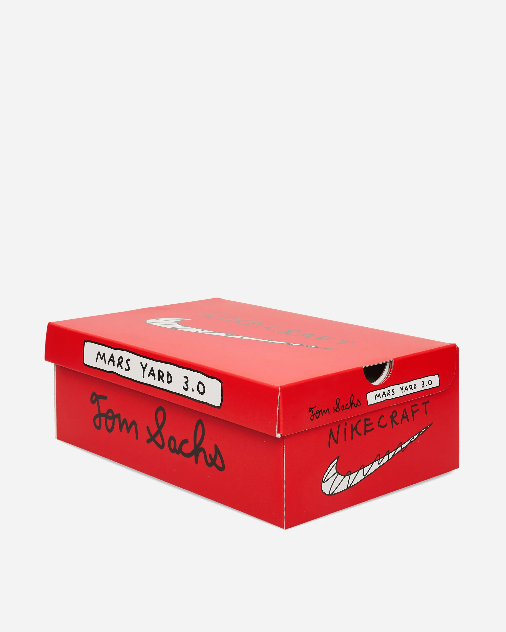 Tom Sachs Mars Yard 3.0 Sneakers Natural / Sport Red / Maple - Image 7