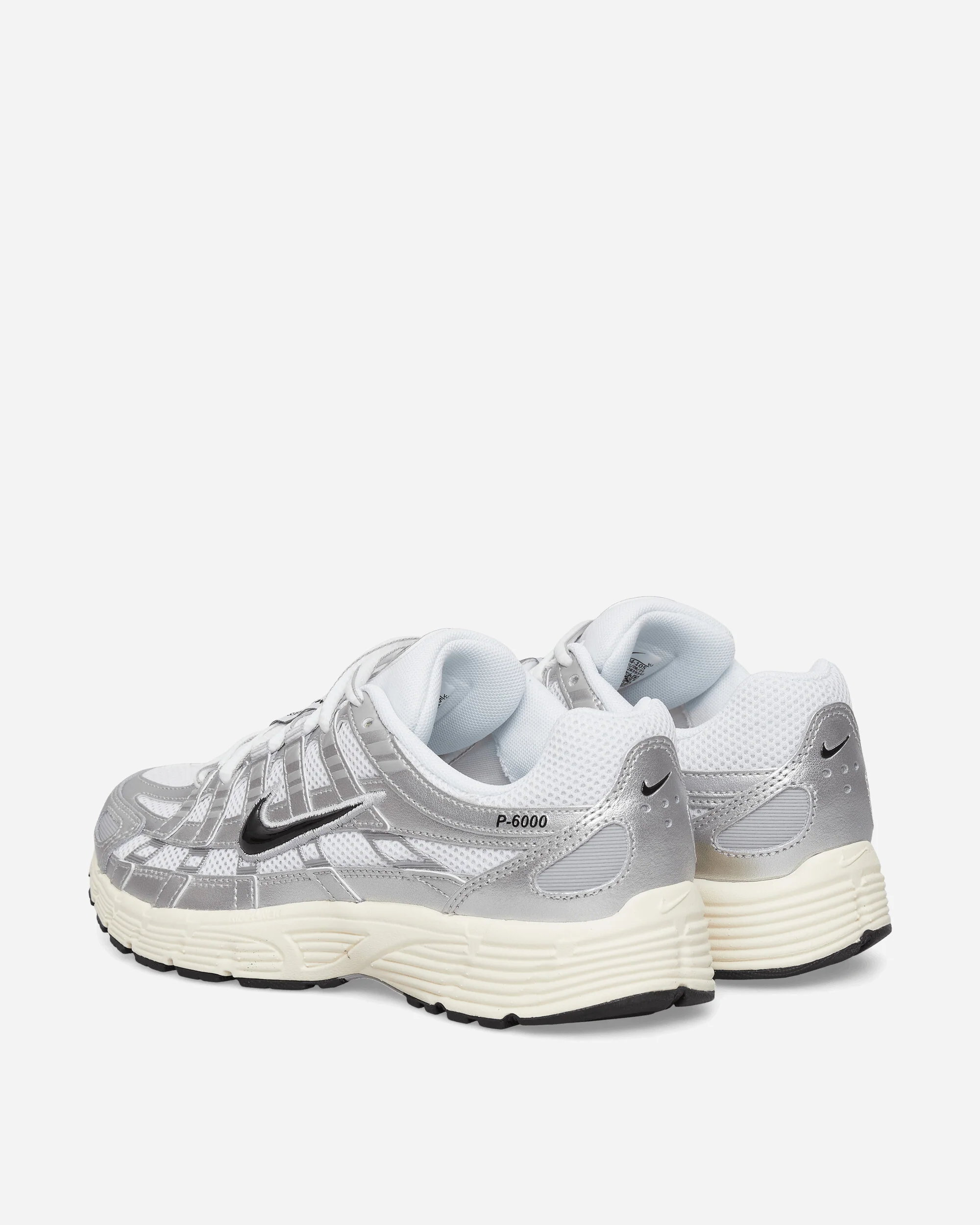 P-6000 Sneakers White / Metallic Silver - Image 4