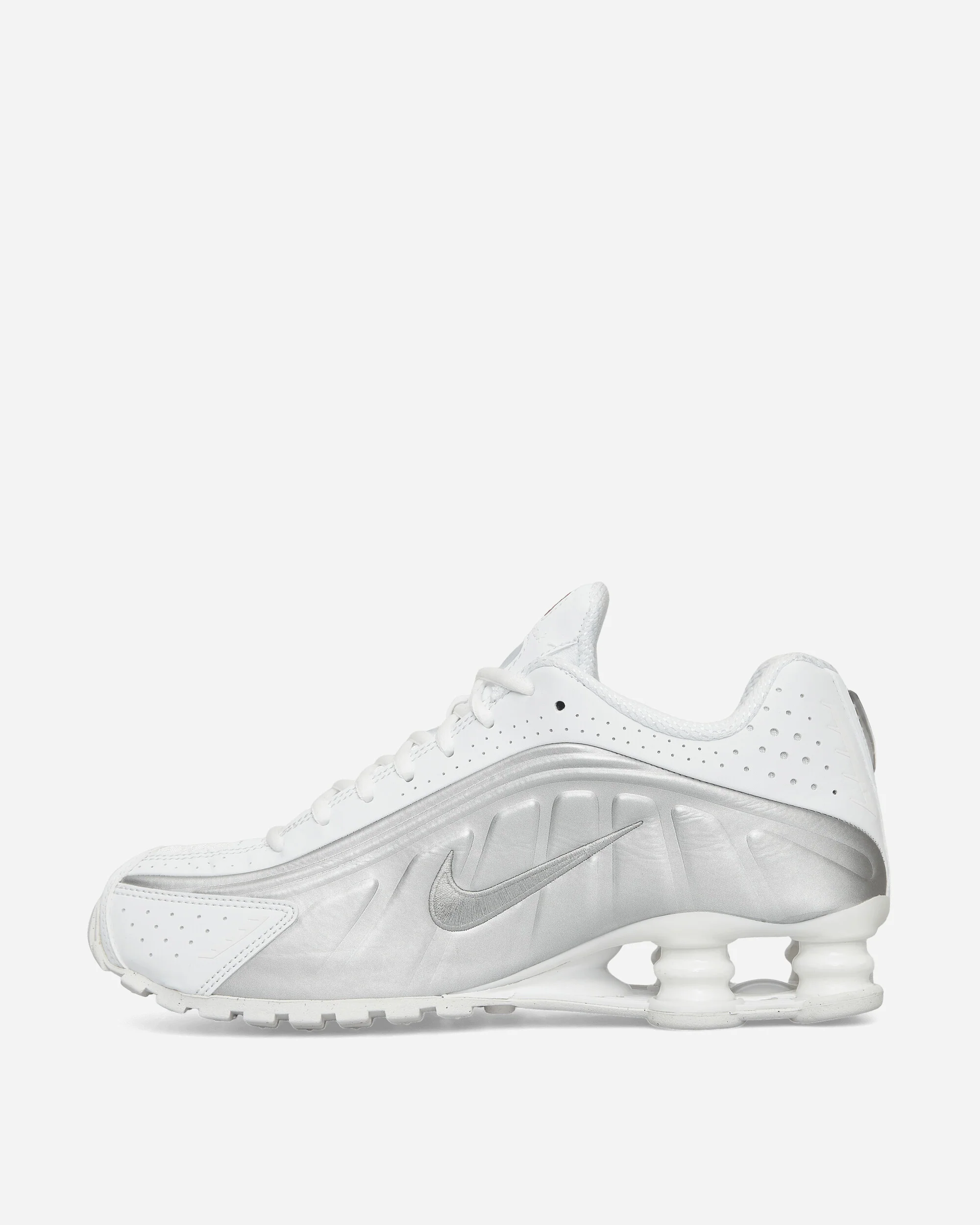 Shox R4 Sneakers White / Metallic Silver - Image 3