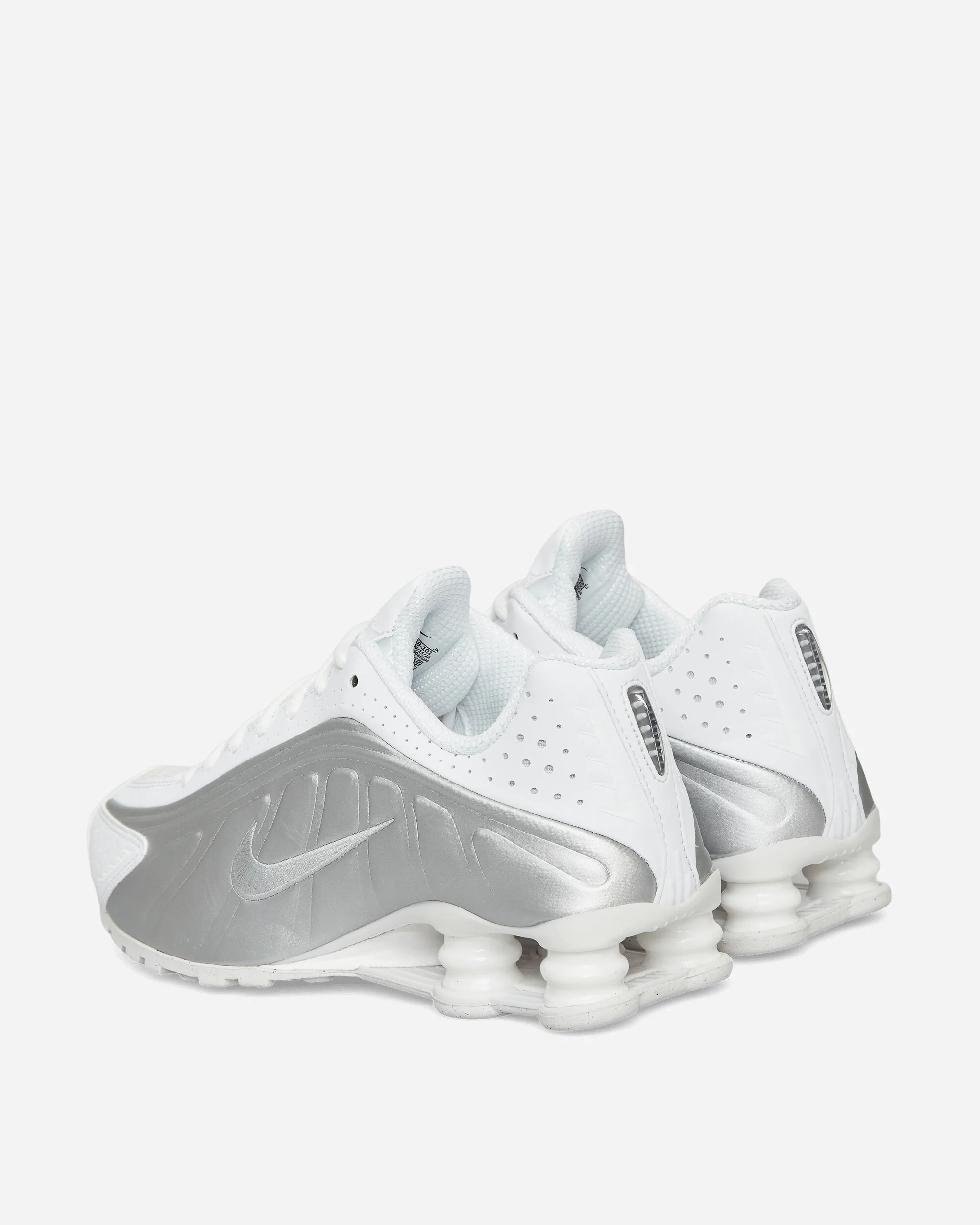 Shox R4 Sneakers White / Metallic Silver - Image 4