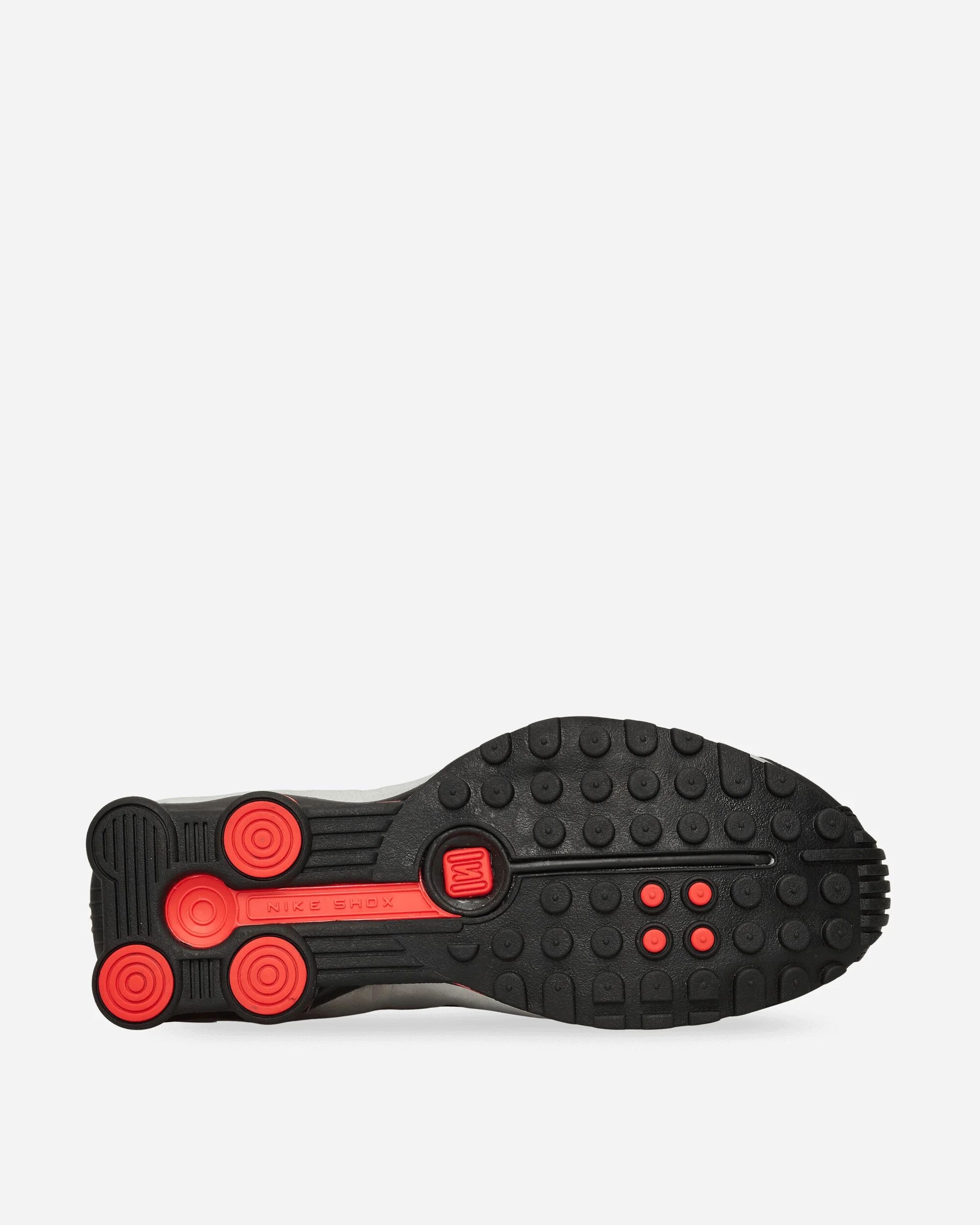 Women's Shox R4 Sneakers Metallic Silver / Black / Light Crimson - Image 5