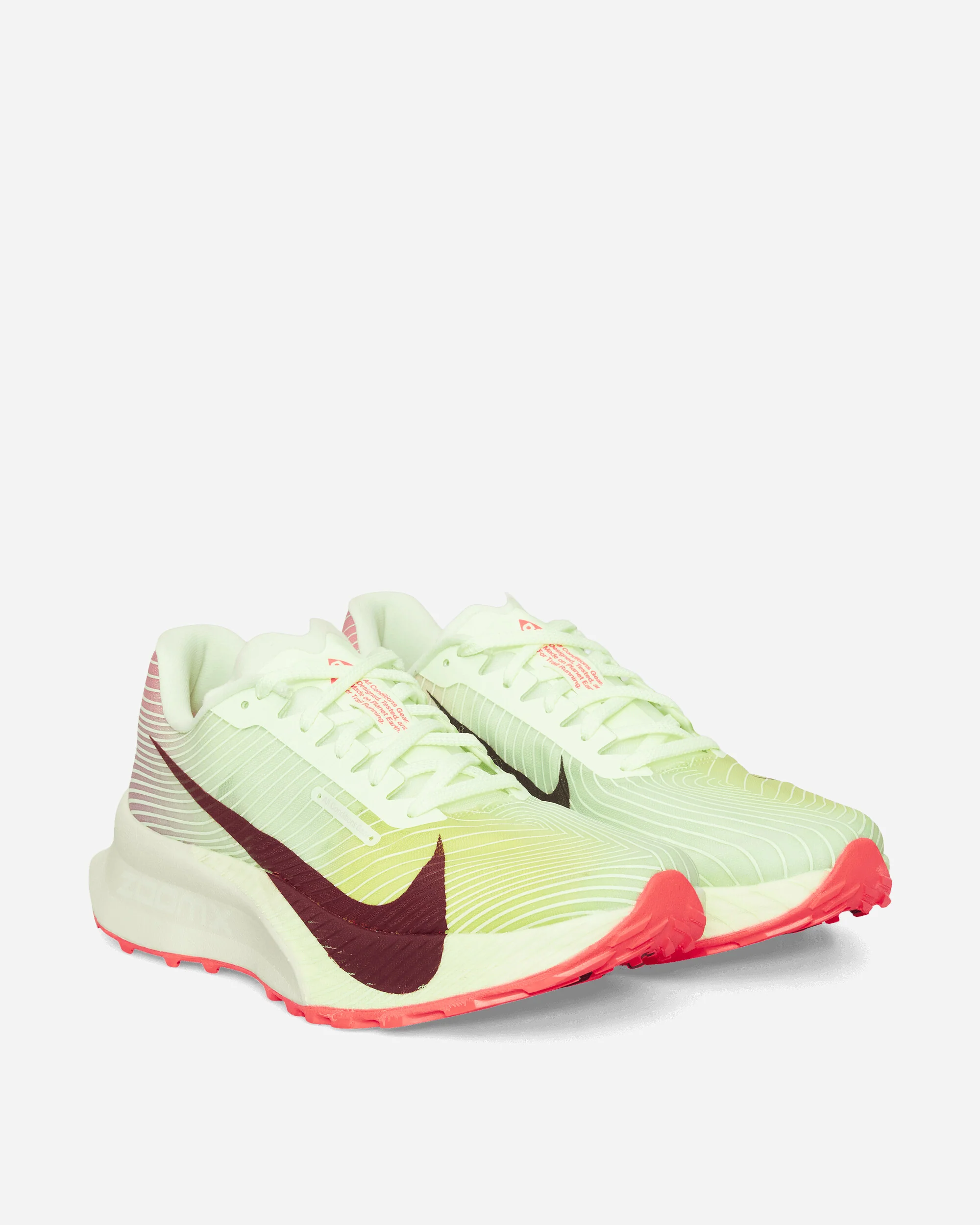ACG Ultrafly Trail Sneakers Volt Tint / Burgundy Ash - Image 2