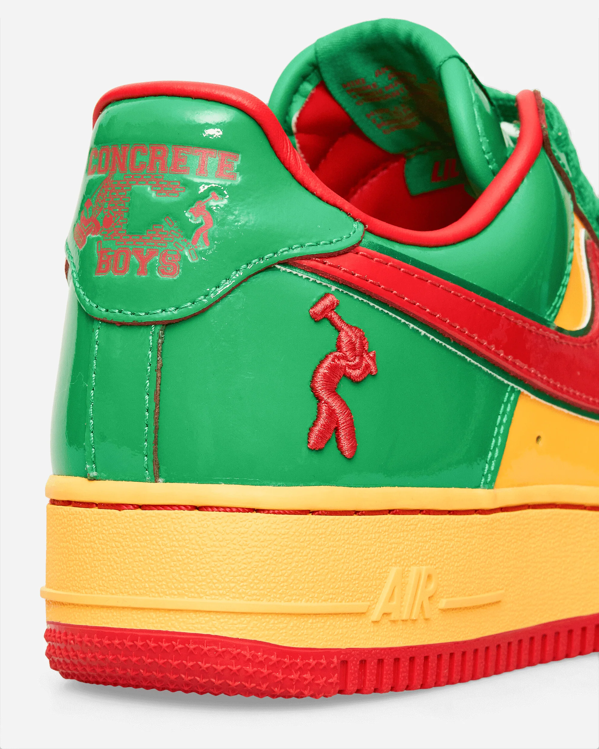 Us Force 1 Sneakers Lucky Green / Mystic Red - Image 7