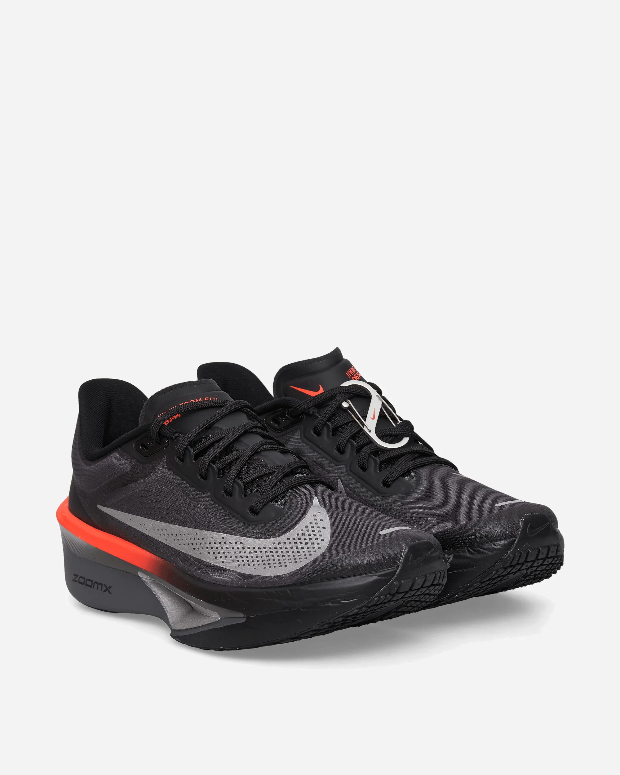 Zoom Fly 6 Sneakers Black / Metallic Silver / Bright Crimson - Image 2