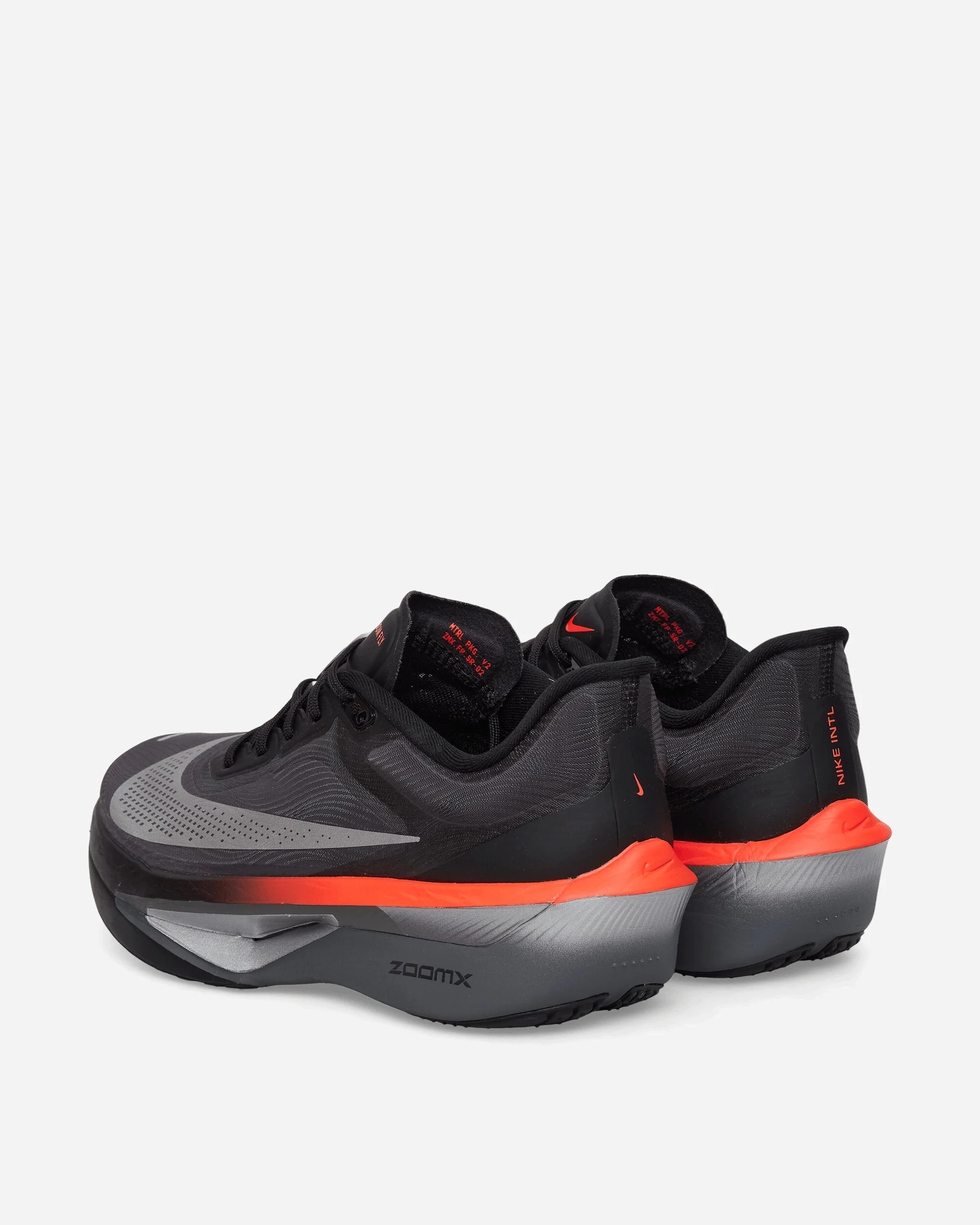 Zoom Fly 6 Sneakers Black / Metallic Silver / Bright Crimson - Image 4