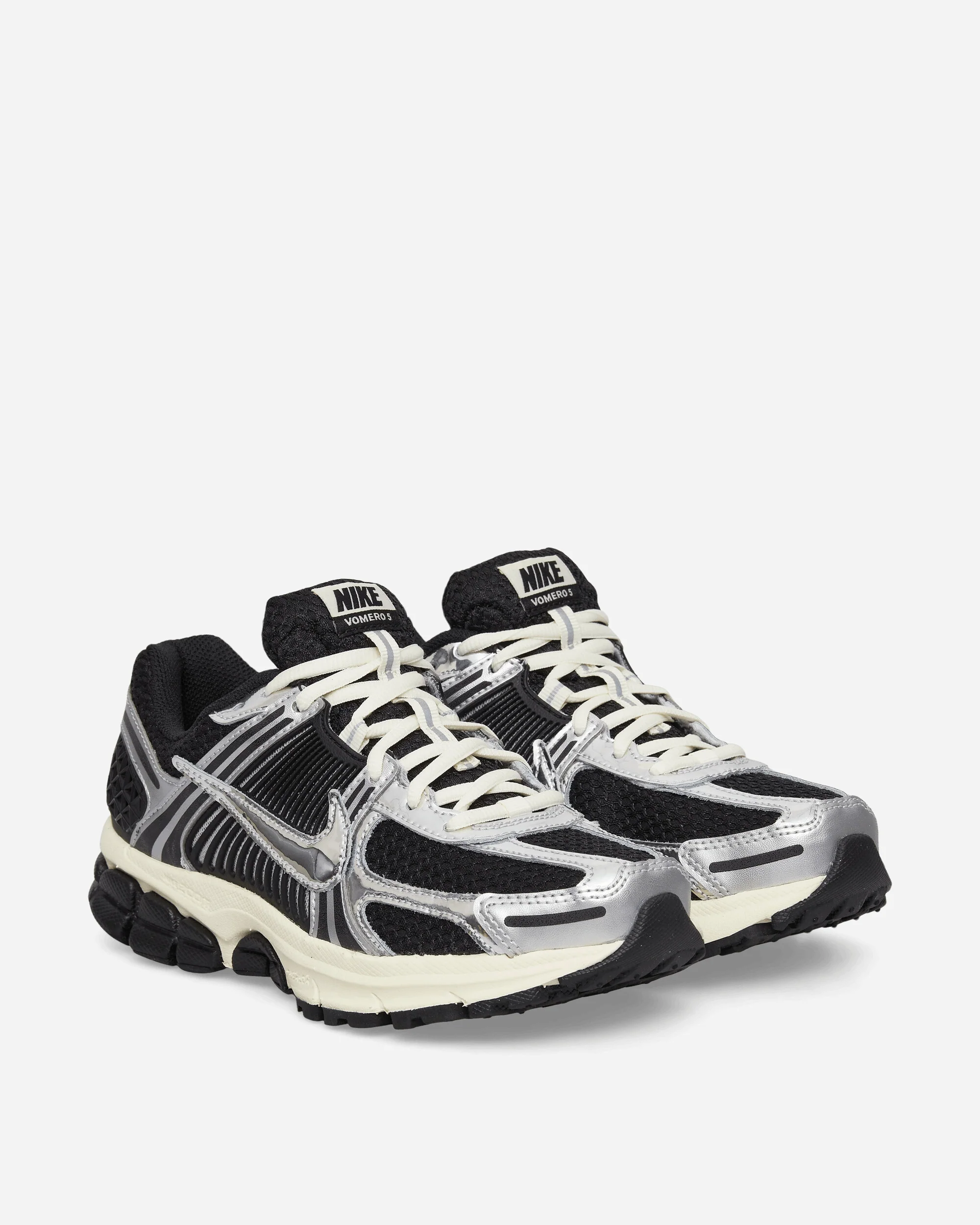 Zoom Vomero 5 Sneakers Black / Metallic Silver / Coconut Milk / Chrome - Image 2