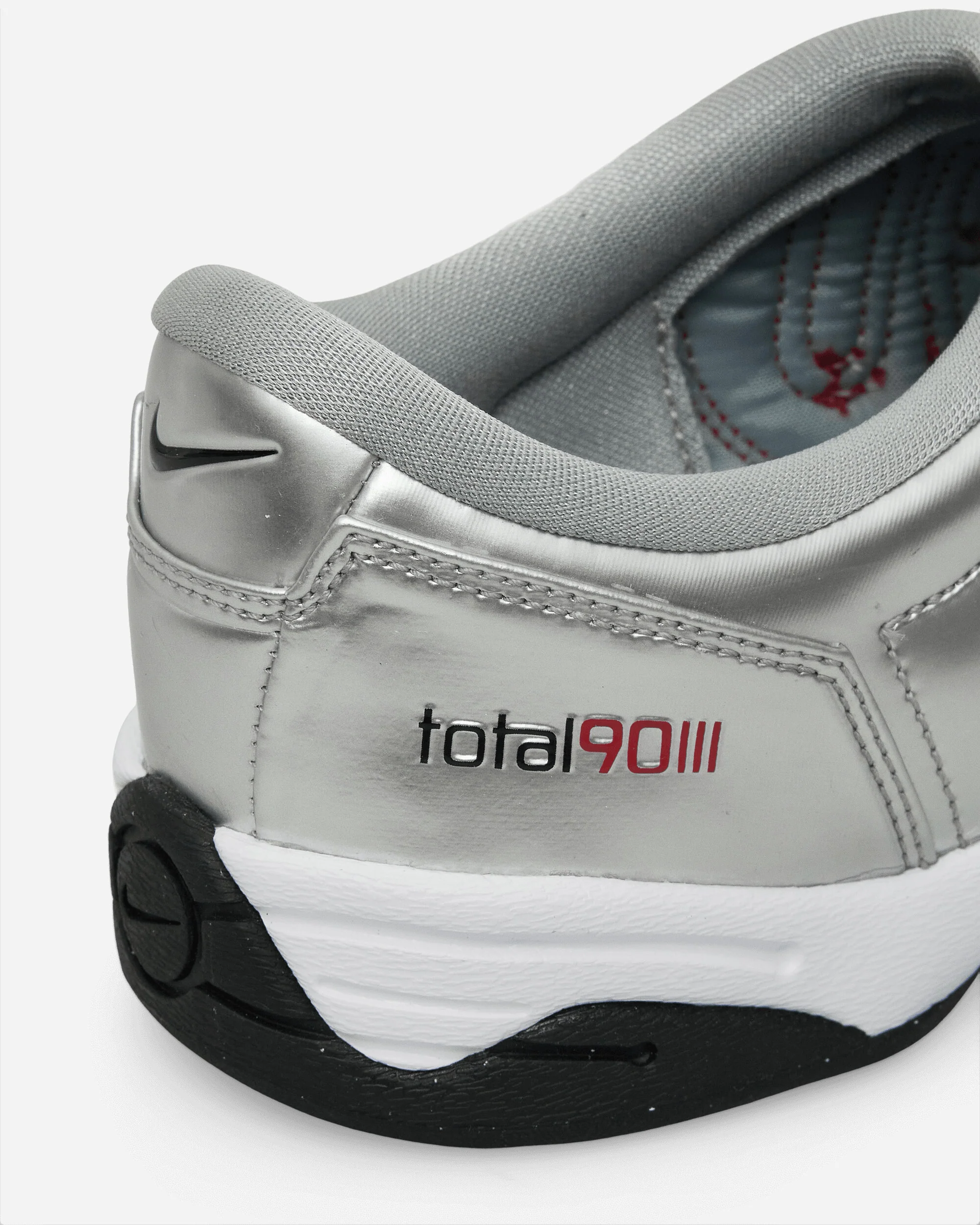 Total 90 Sneakers Metallic Silver / Black - Image 6