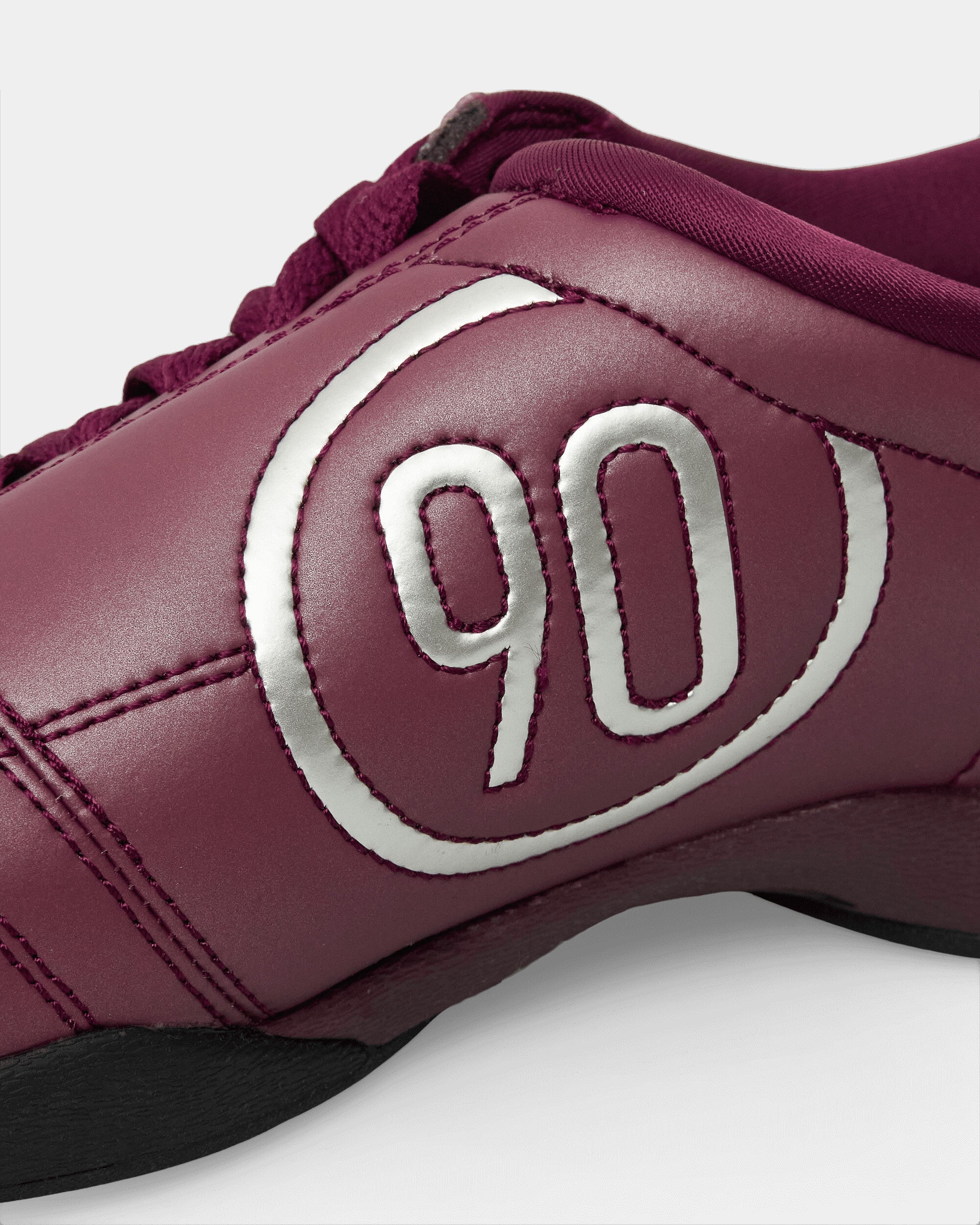 Total 90 Sneakers Bordeaux / Metallic Silver - Image 6