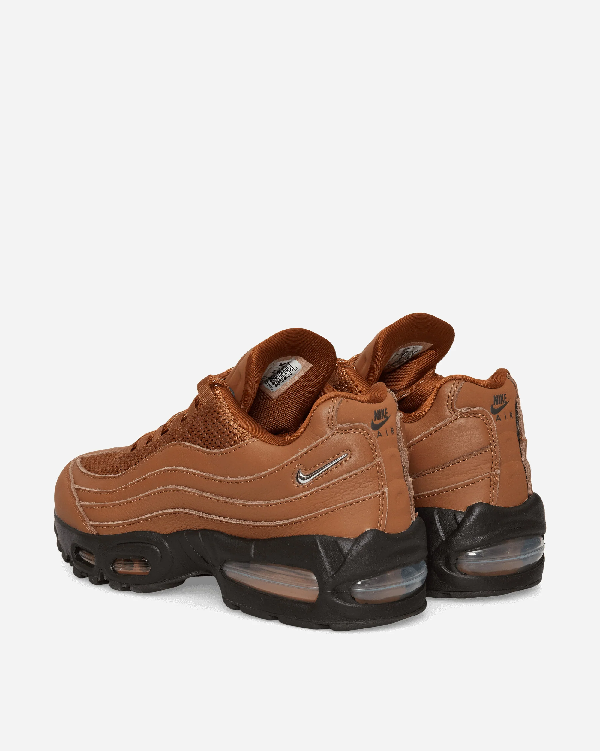 Women's Air Max 95 Sneakers Light British Tan / Flax / Velvet Brown - Image 4