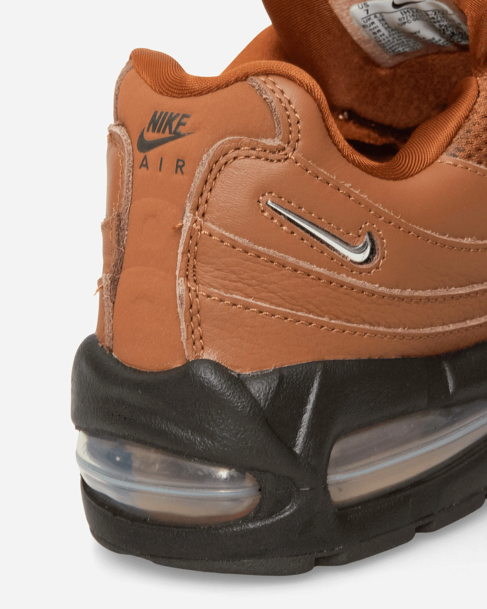 Women's Air Max 95 Sneakers Light British Tan / Flax / Velvet Brown - Image 6