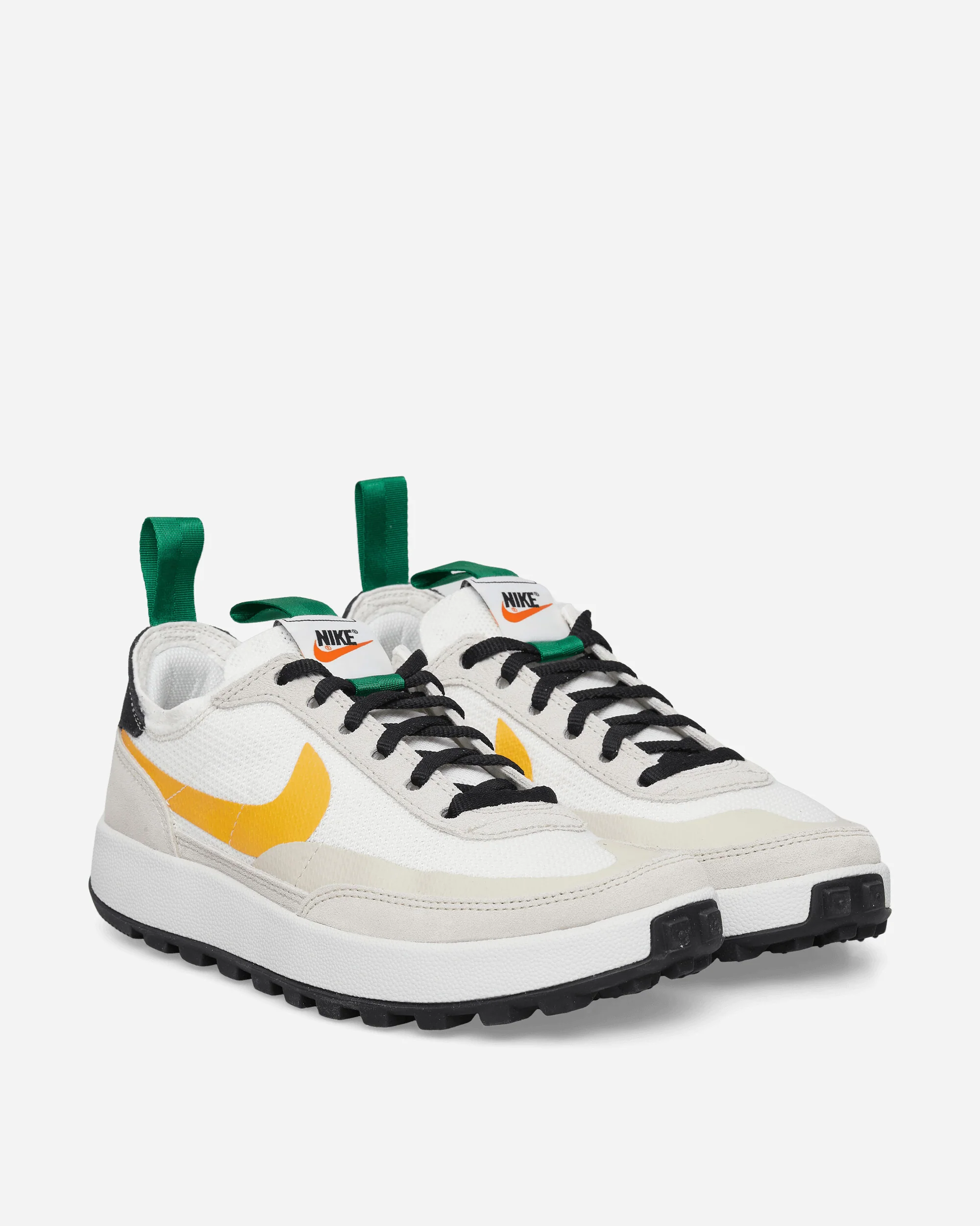 Women's NikeCraft General Purpose "Bricolage" Sneakers Light Cream / Pine Green - Image 2