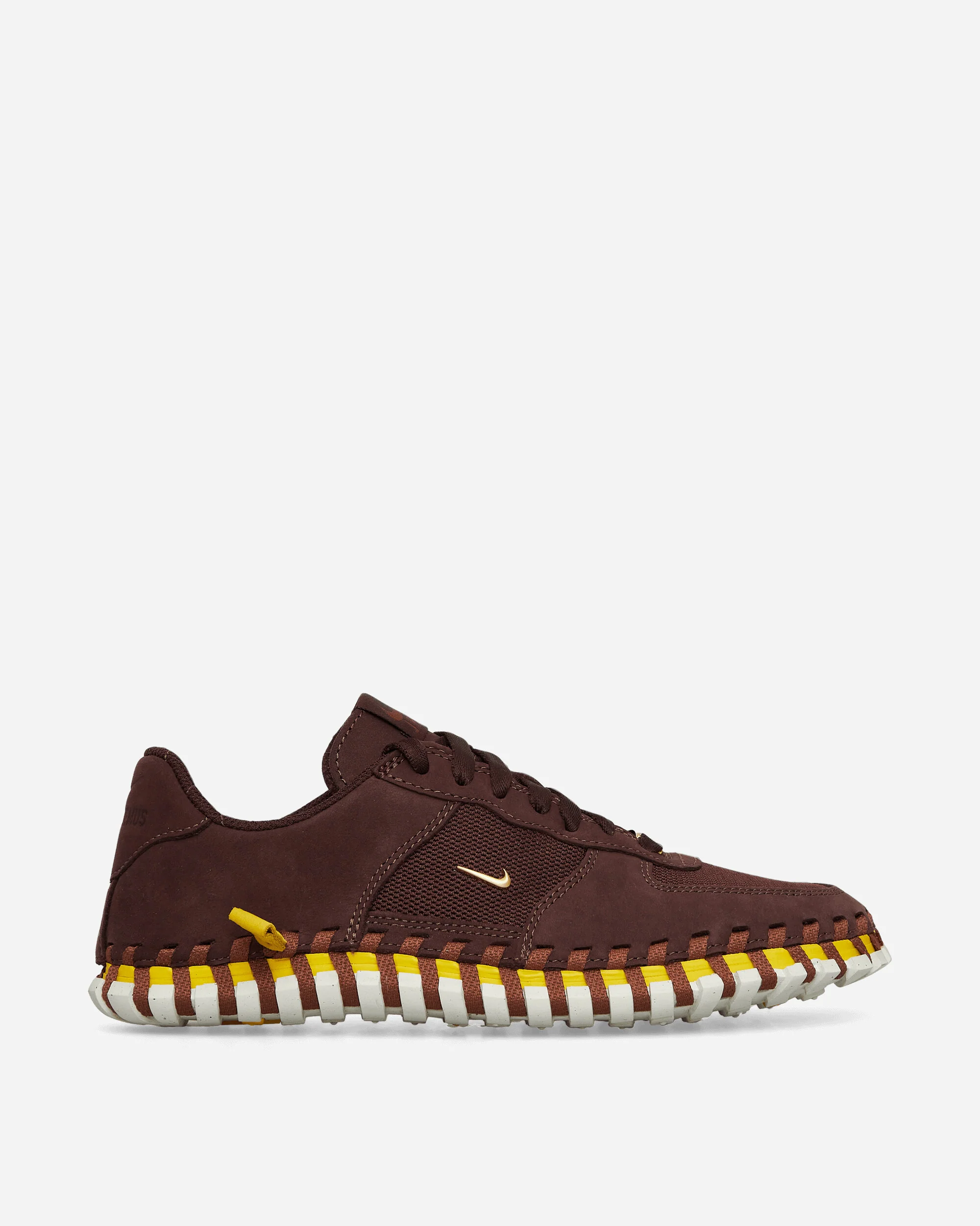 Women's JACQUEMUS J Force 1 Low LX Sneakers Earth / Metallic Gold - Image 2