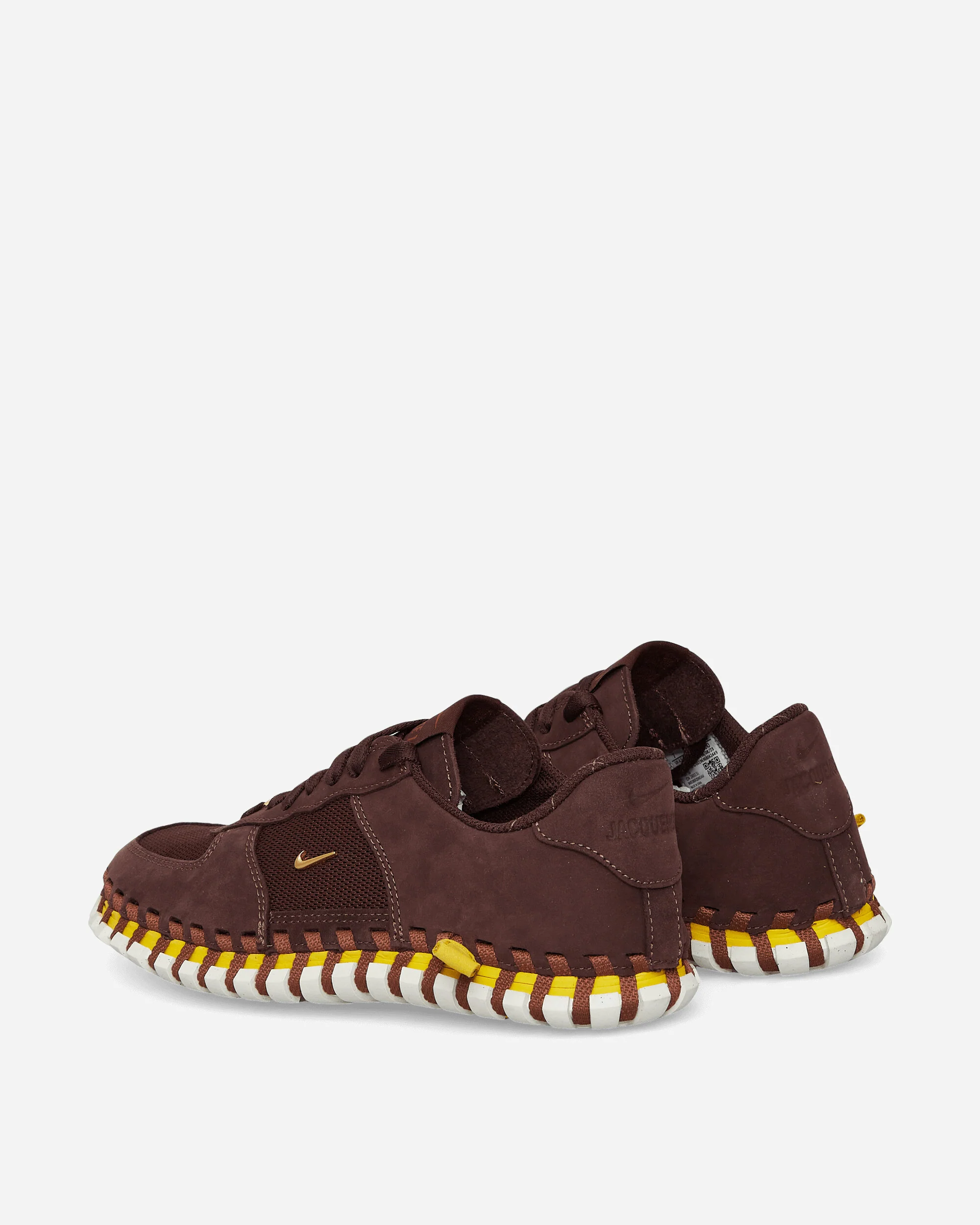 Women's JACQUEMUS J Force 1 Low LX Sneakers Earth / Metallic Gold - Image 5