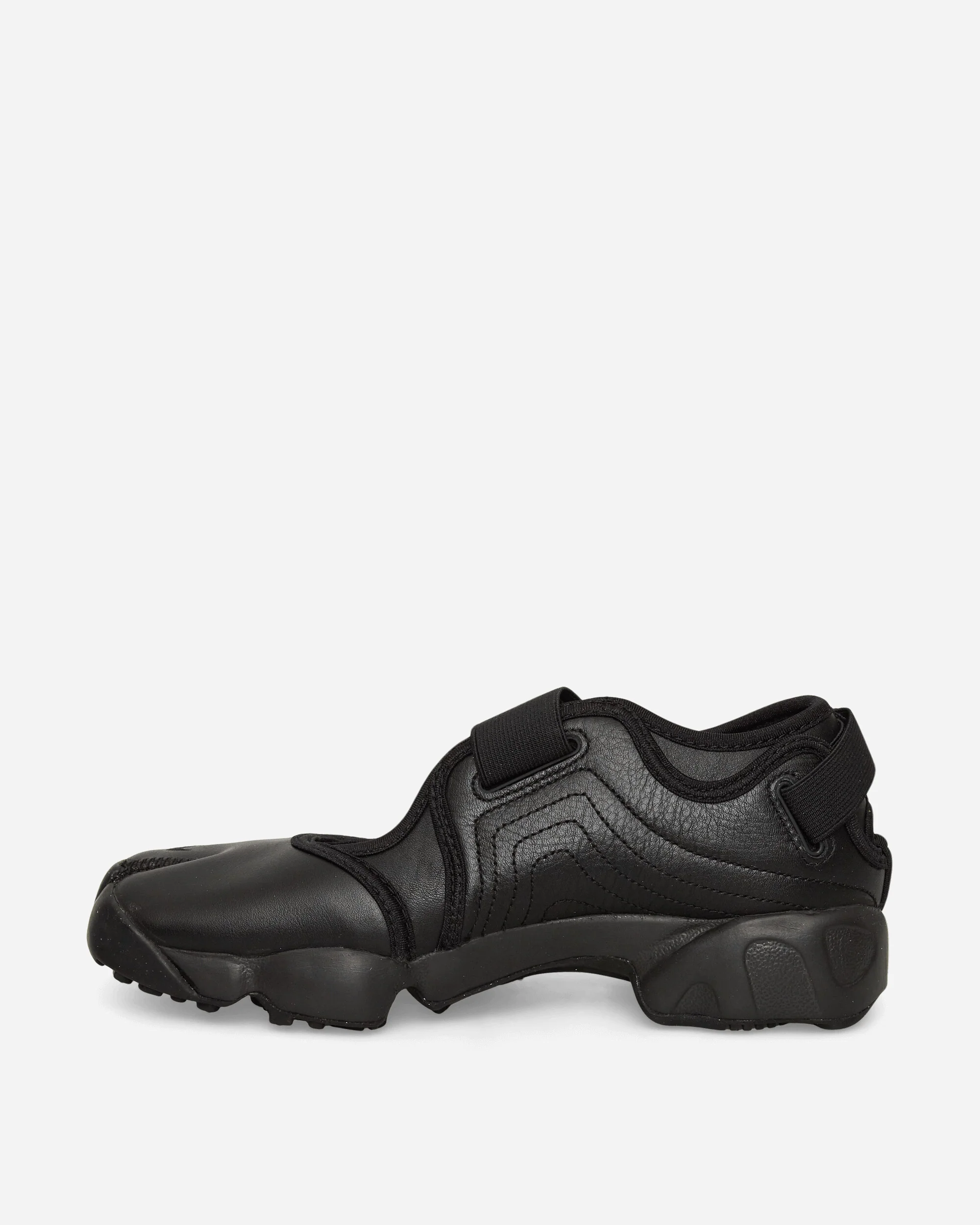 Women's Air Rift Leather Sandals Black - Image 3