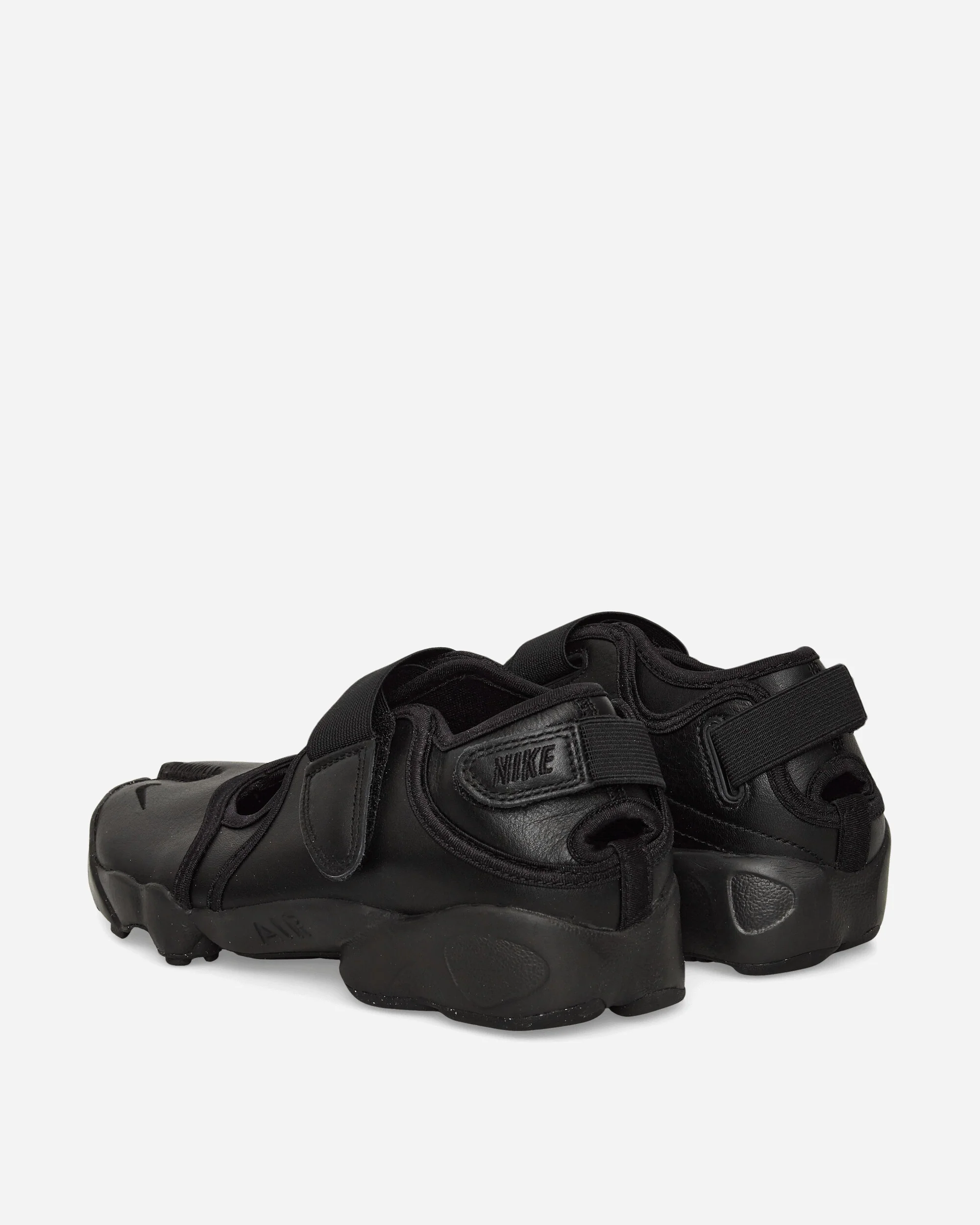 Women's Air Rift Leather Sandals Black - Image 4