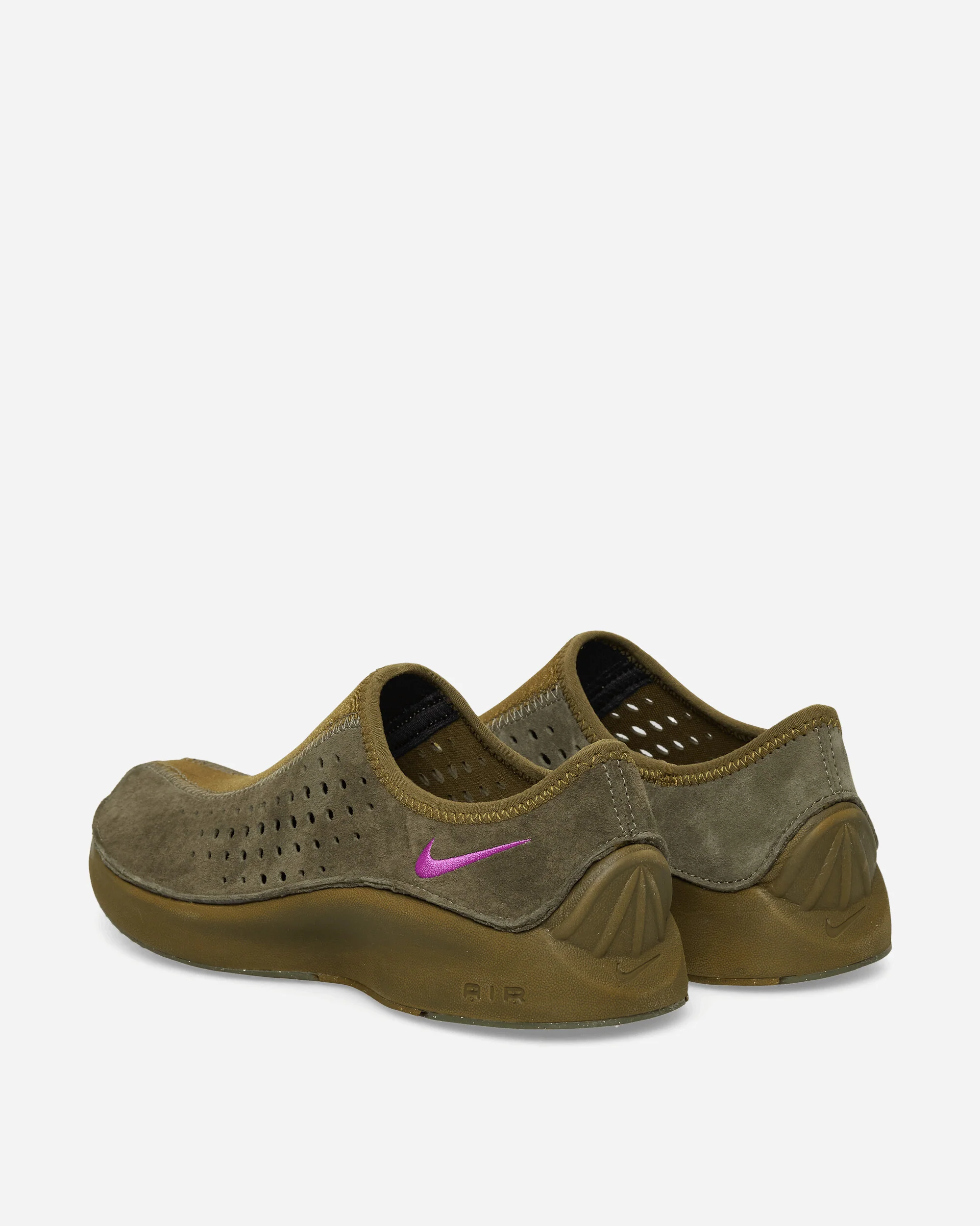Women's Air Superfly Moc Sneakers Medium Olive / Vivid Purple - Image 4