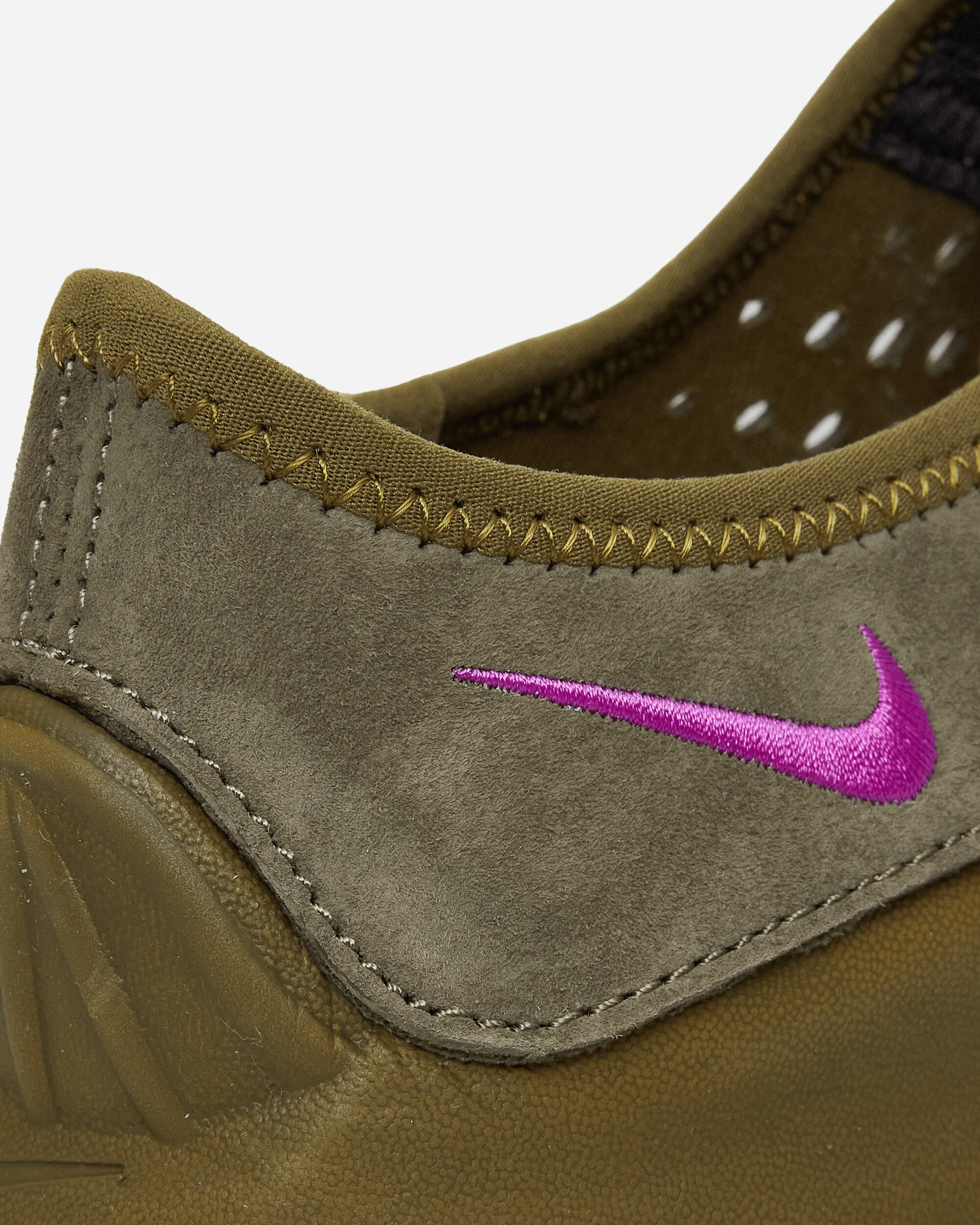 Women's Air Superfly Moc Sneakers Medium Olive / Vivid Purple - Image 6