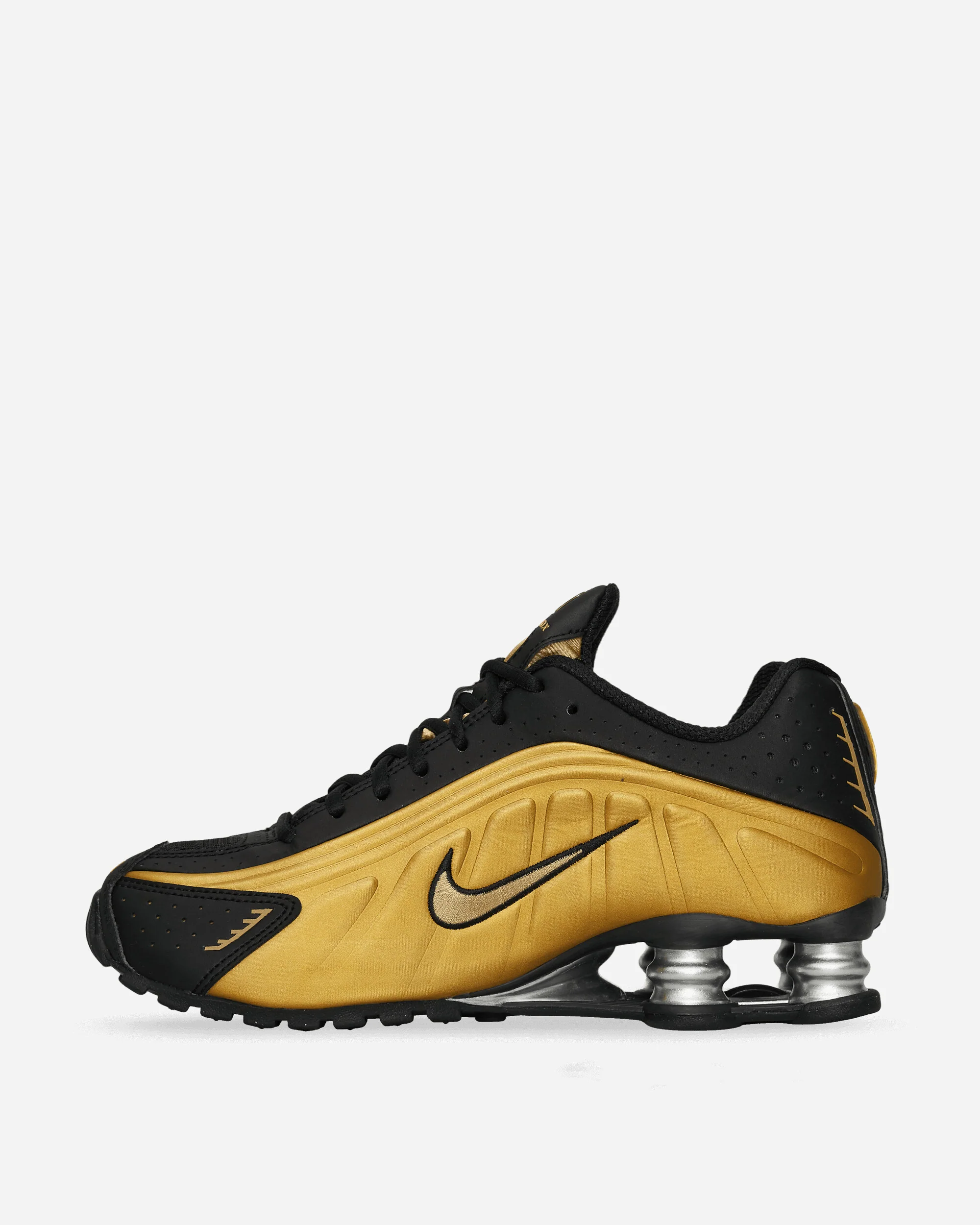 Women's Shox R4 Sneakers Black / Metallic Gold - Image 4