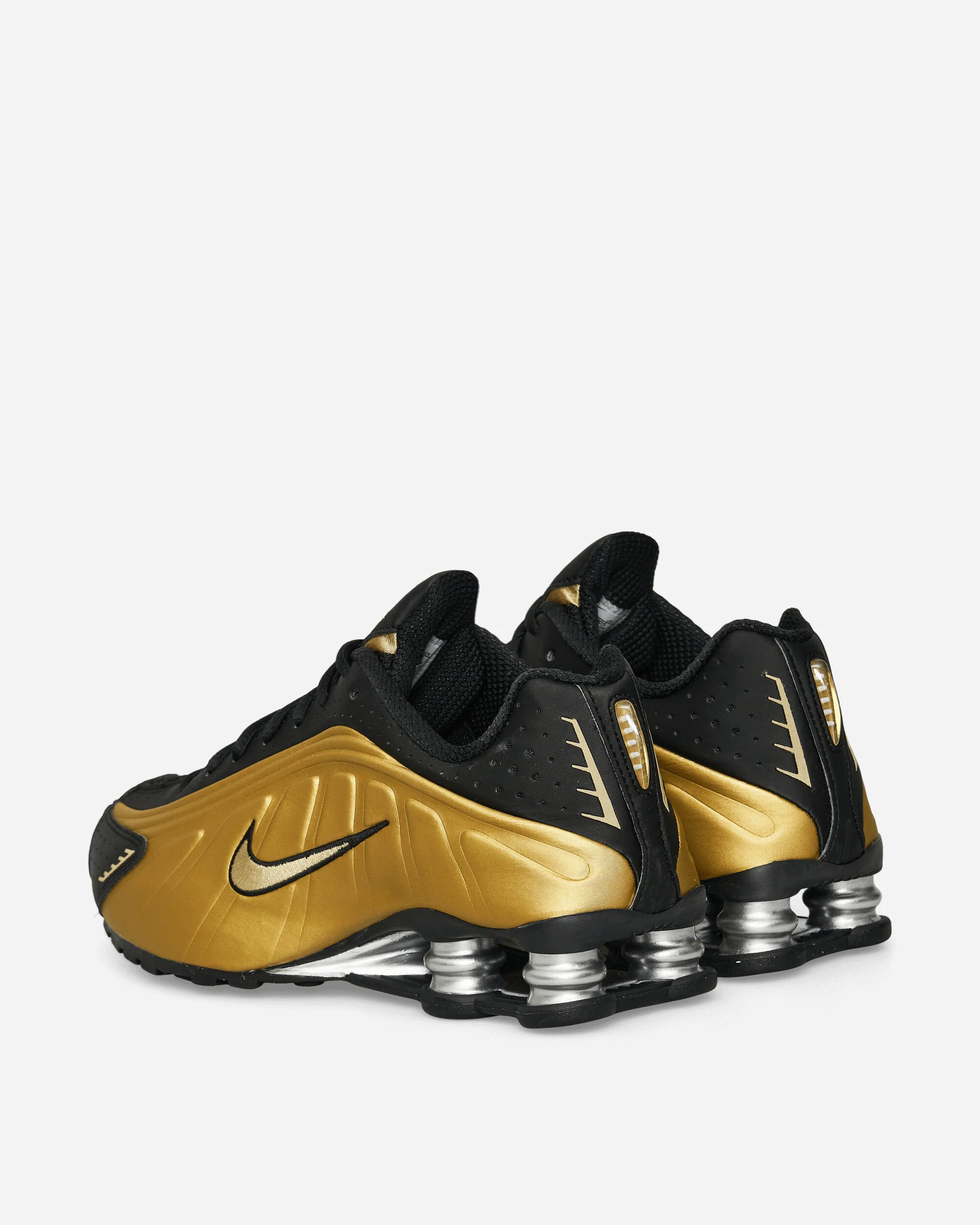 Women's Shox R4 Sneakers Black / Metallic Gold - Image 5