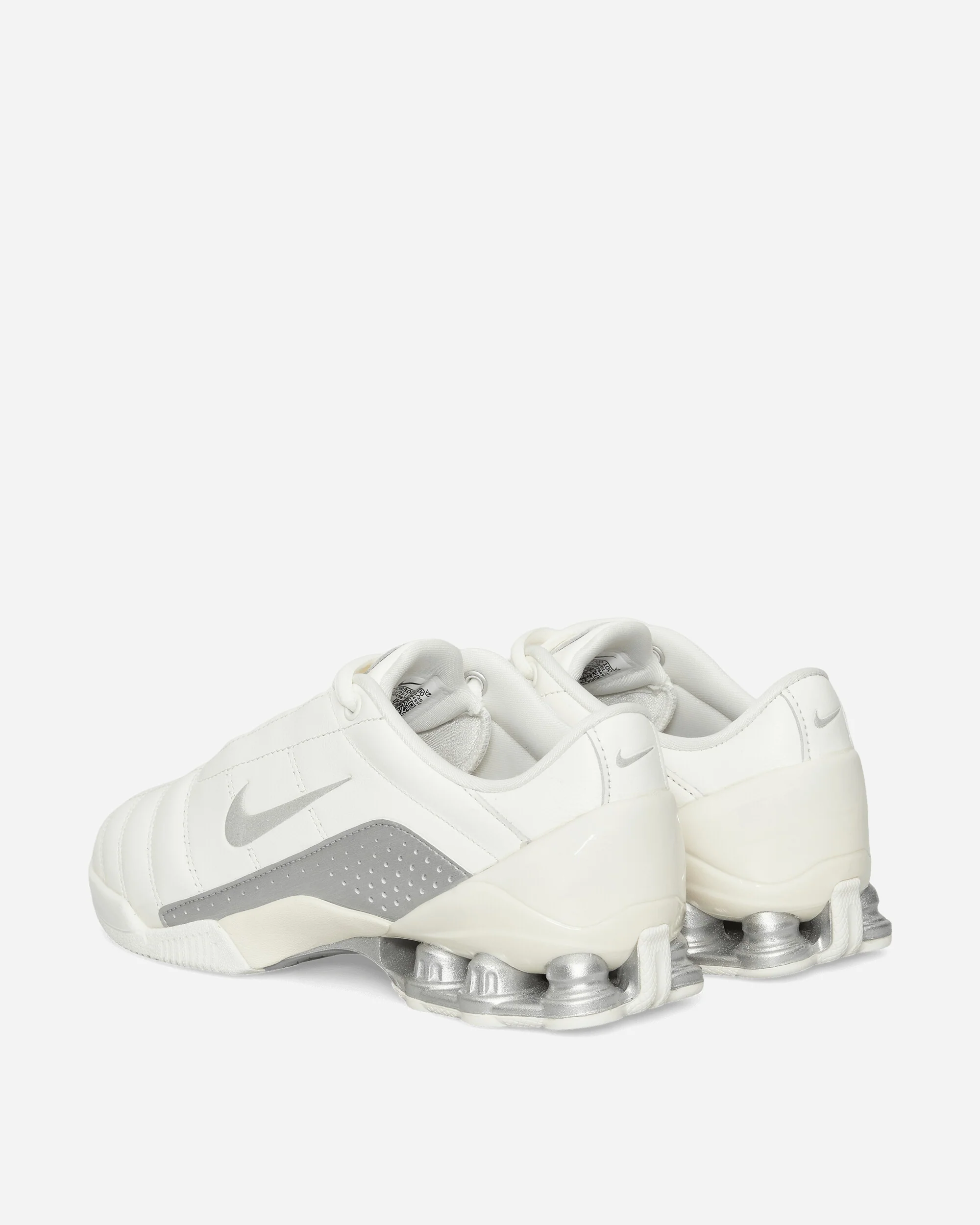 Women's T90 Shox Magia Sneakers Sail / Metallic Silver - Image 4