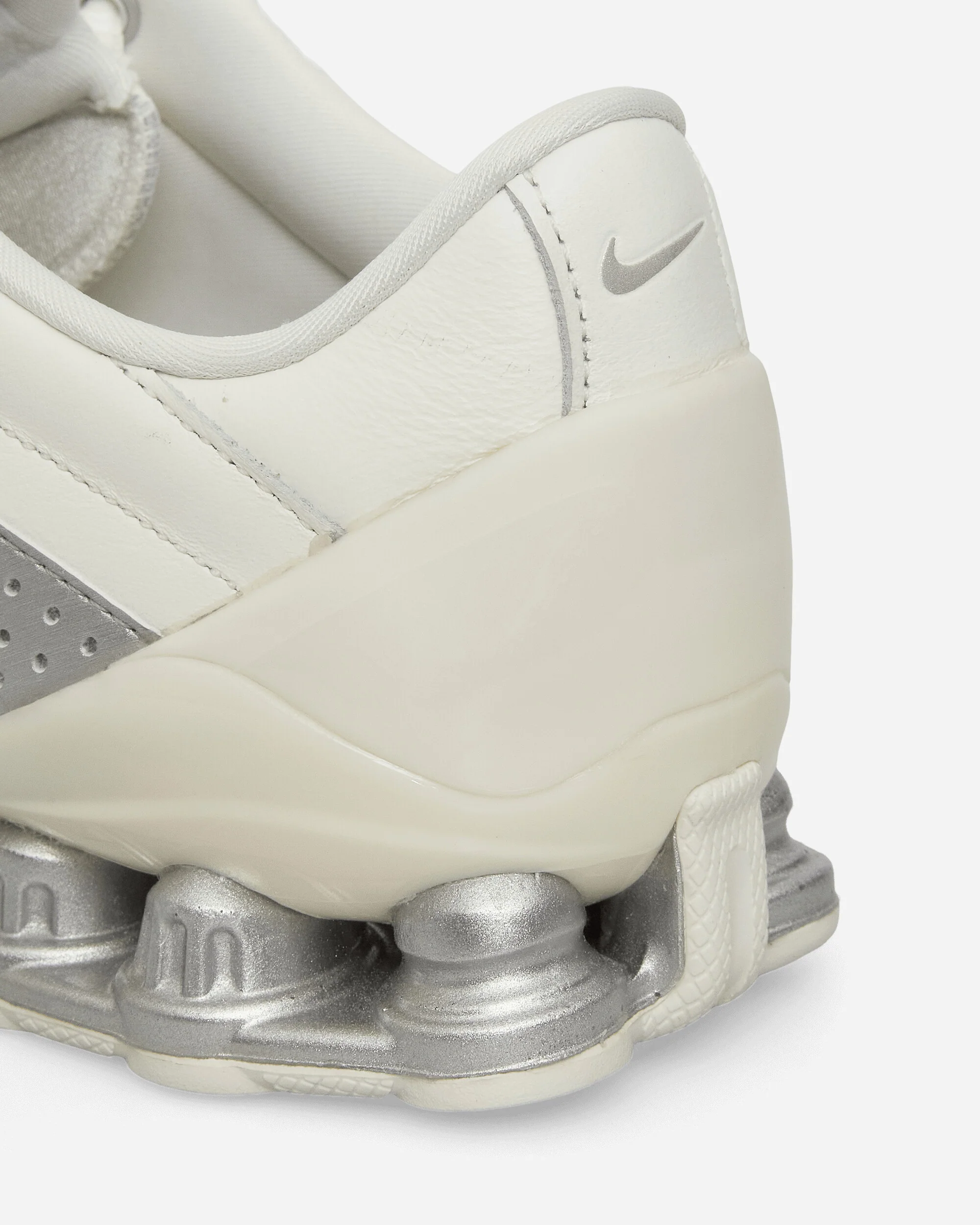 Women's T90 Shox Magia Sneakers Sail / Metallic Silver - Image 6