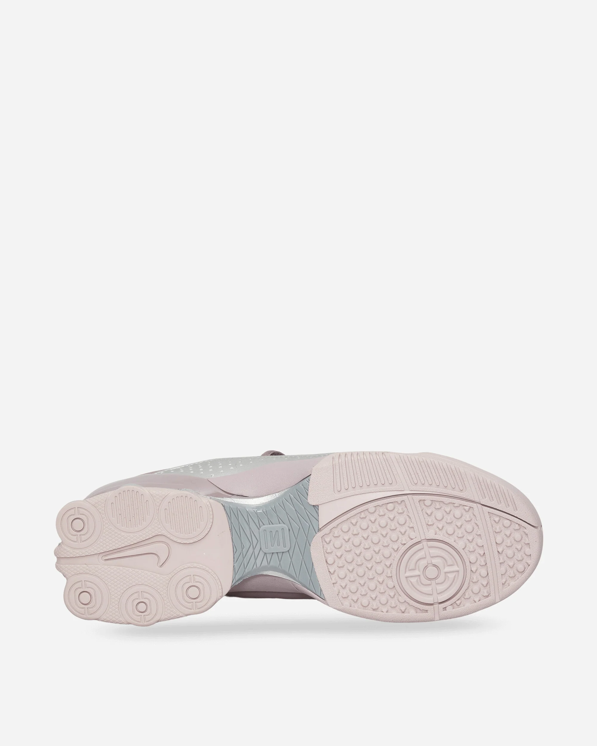 Women's T90 Shox Magia Sneakers Taupe Grey / Metallic Silver - Image 5