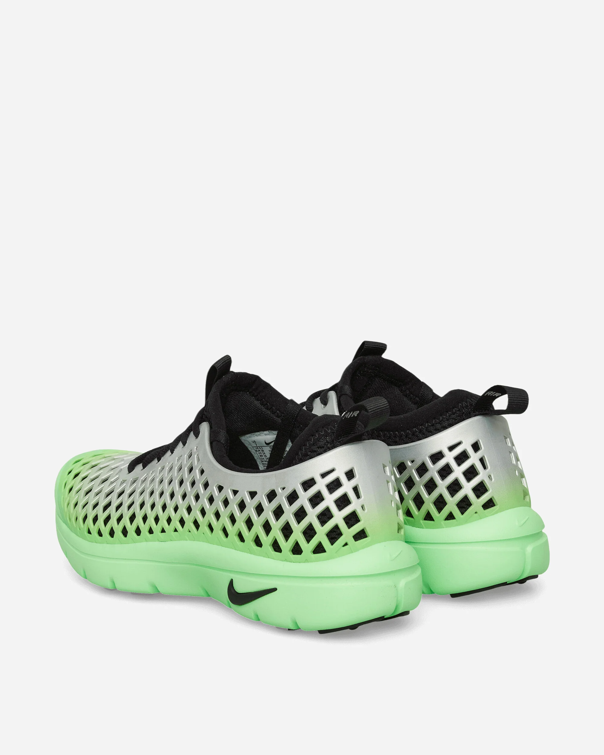 Women's Rejuven8 Sneakers Metallic Silver / Voltage Green - Image 4