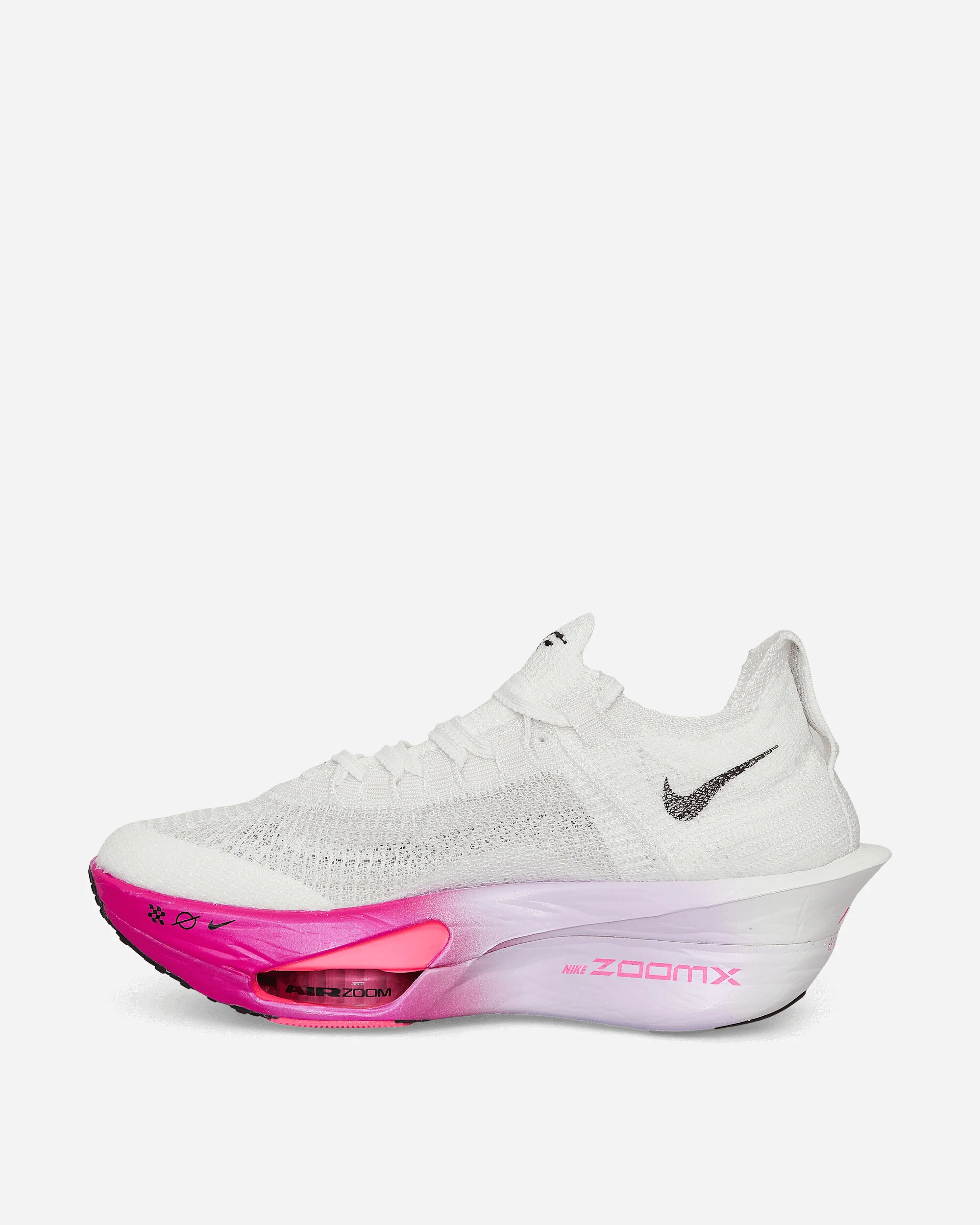 Women's Air Zoom Alphafly 3 Sneakers White / Purple Agate / Vivid Grape / Black - Image 4