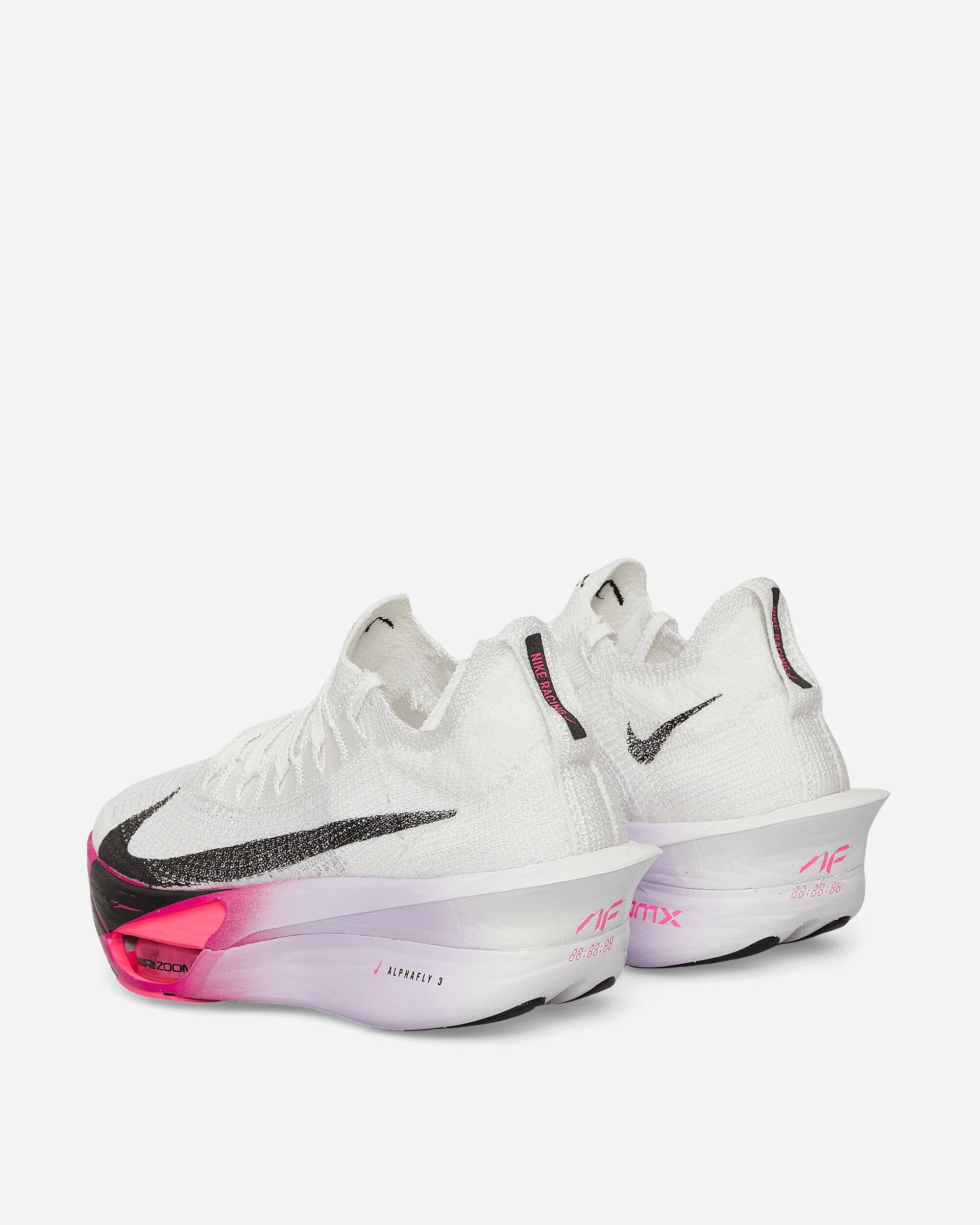 Women's Air Zoom Alphafly 3 Sneakers White / Purple Agate / Vivid Grape / Black - Image 5