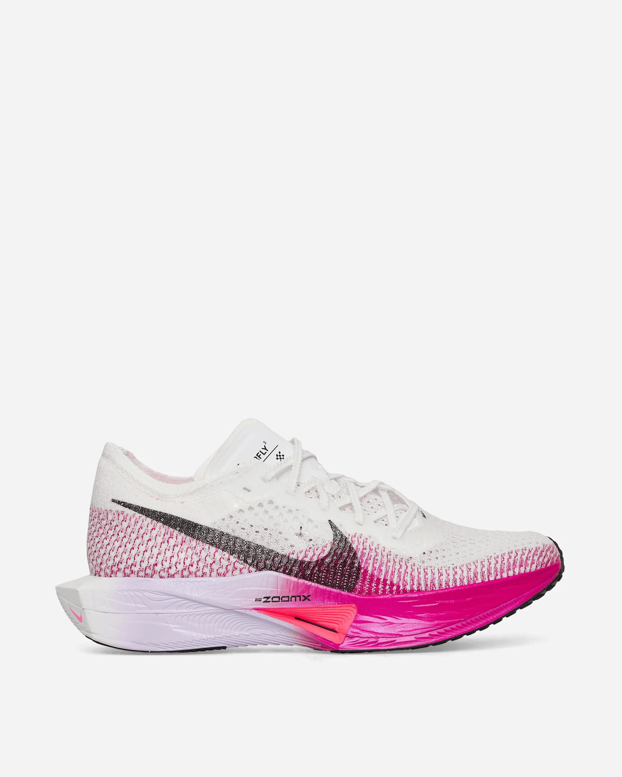 Women's Vaporfly 3 Sneakers White / Purple Agate / Vivid Grape / Black - Image 2