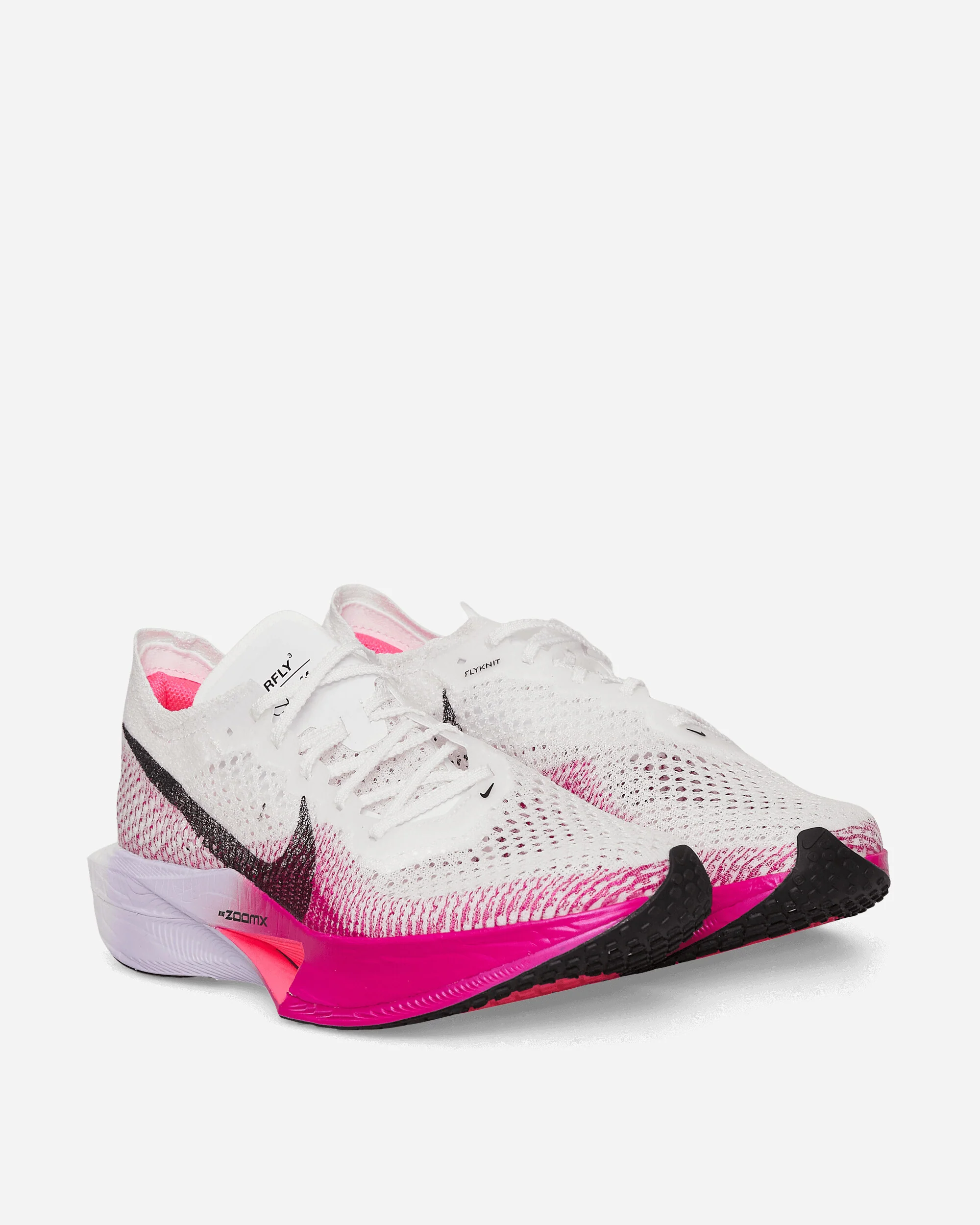 Women's Vaporfly 3 Sneakers White / Purple Agate / Vivid Grape / Black - Image 3
