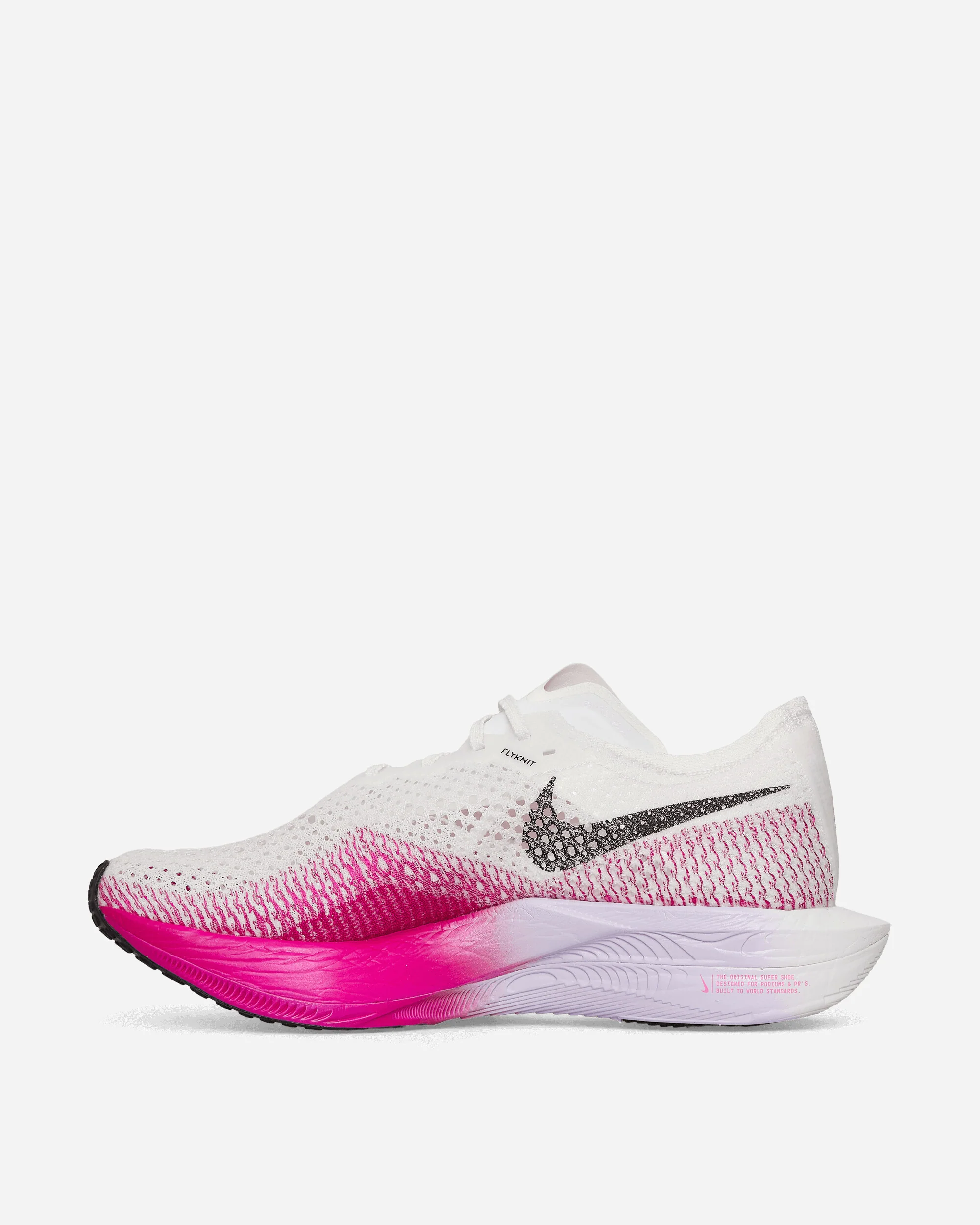 Women's Vaporfly 3 Sneakers White / Purple Agate / Vivid Grape / Black - Image 4
