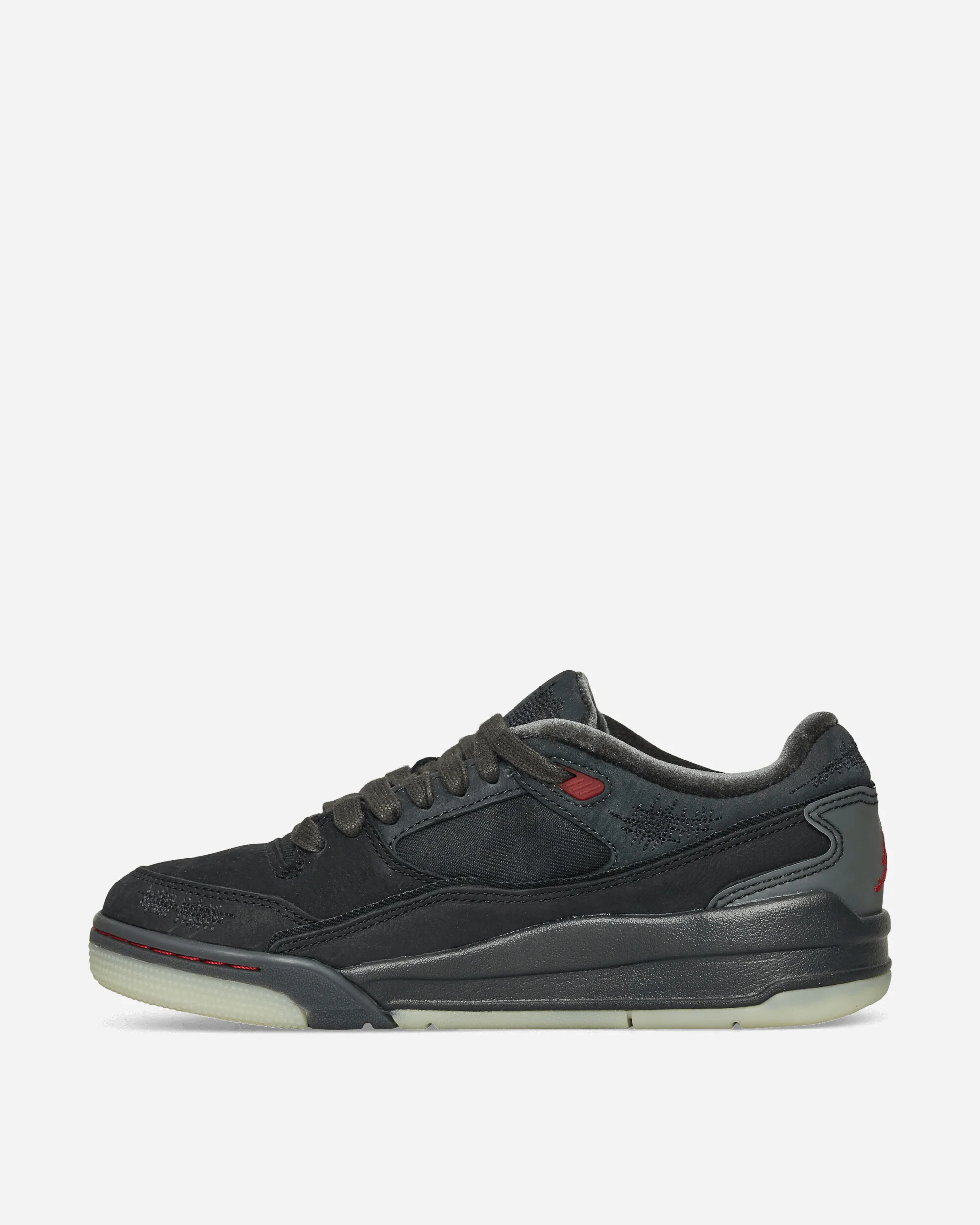 Women's Téla Jordan Flight Court Sneakers Black / Varsity Red - Image 4