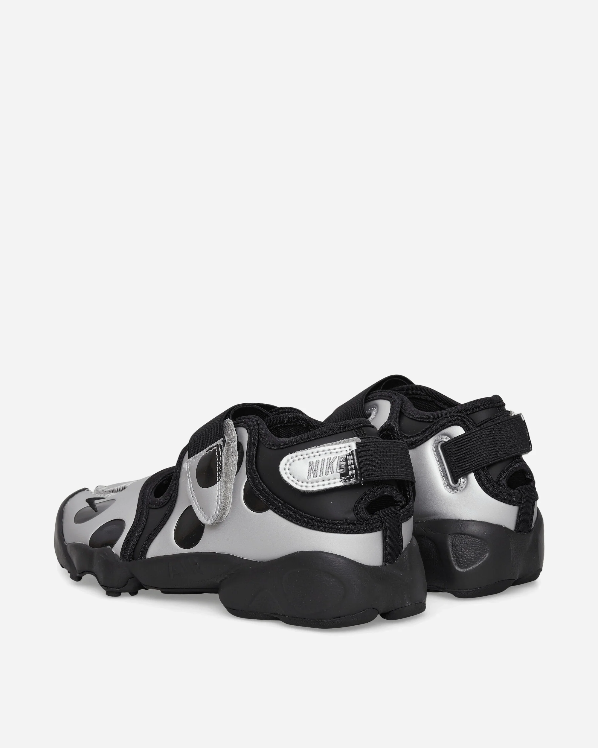 Women's Air Rift Sandals Black / Metallic Silver - Image 4