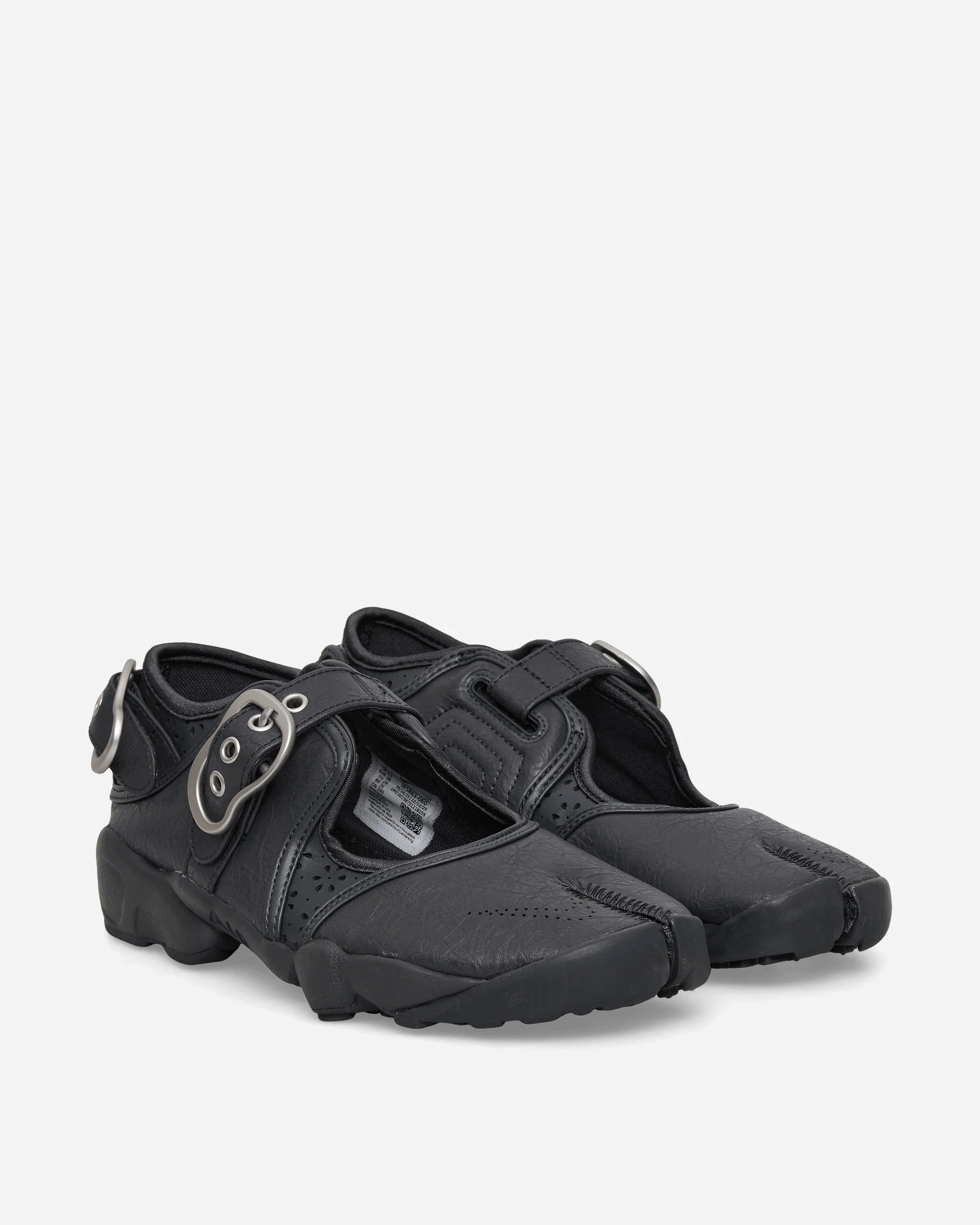Women's Air Rift Leather Sandals Black - Image 2