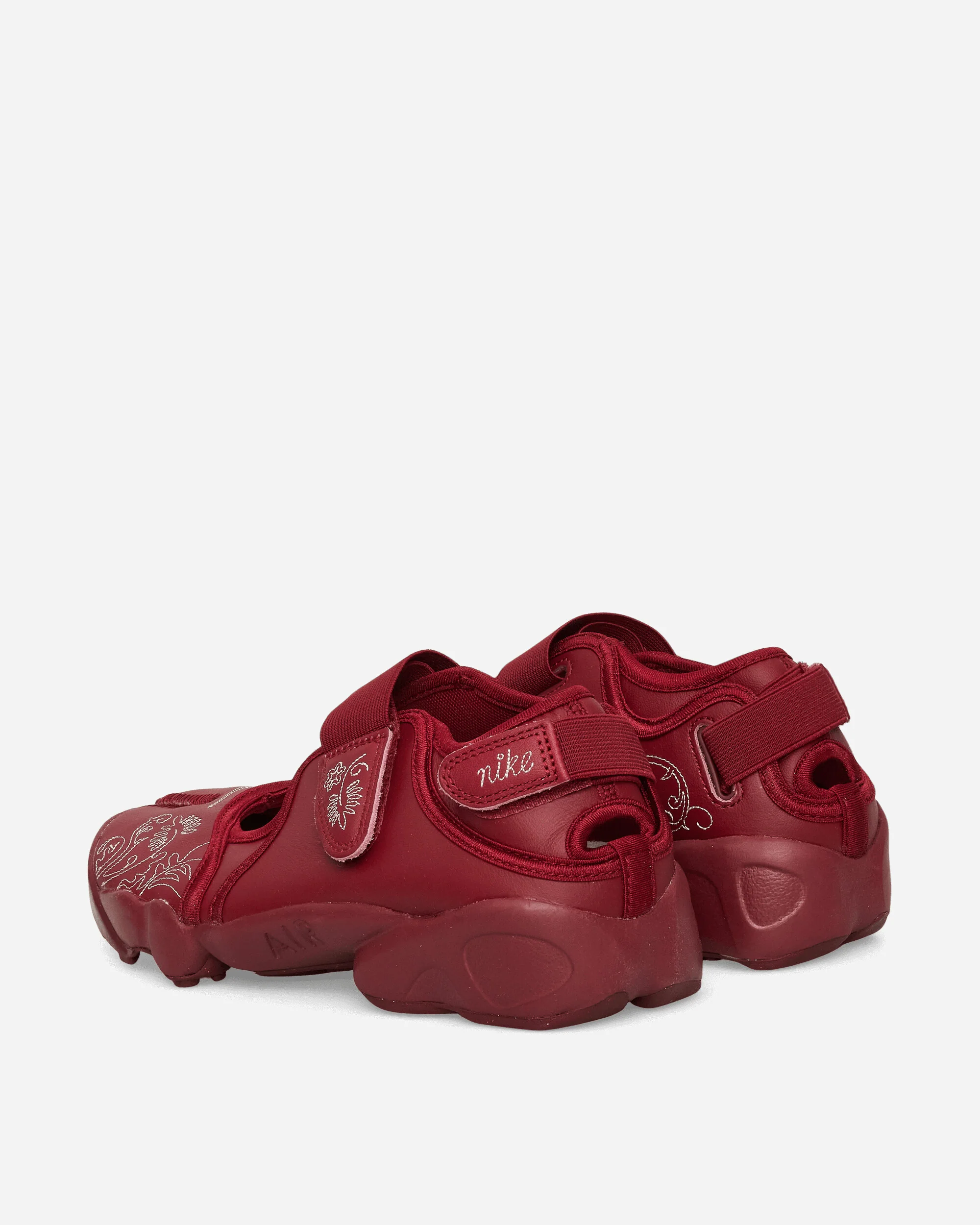 Women's Air Rift Leather Sandals Team Red - Image 4