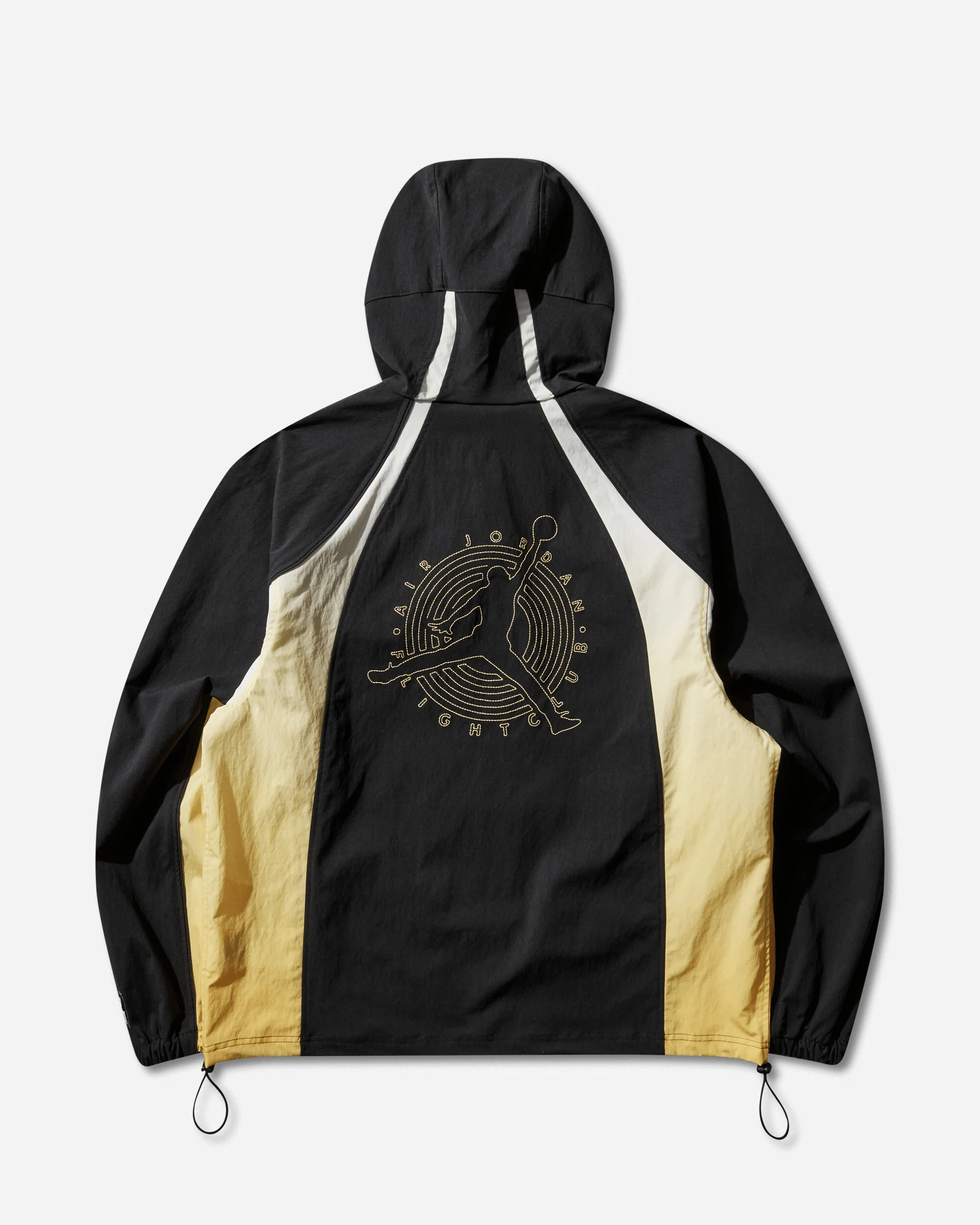 Men's Flight Lightweight Half-Zip Hoodie Black / Speed Yellow - Image 2