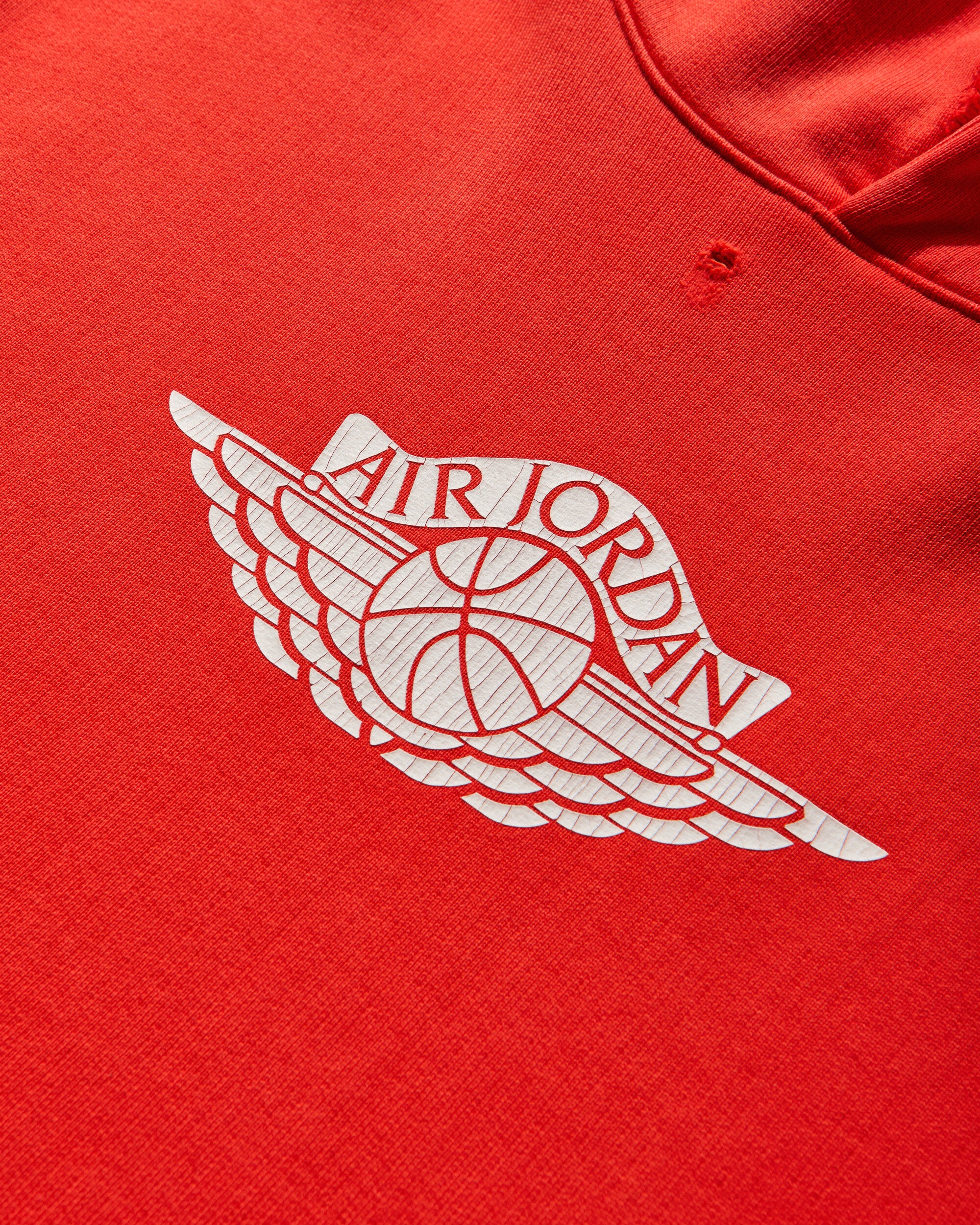 Men's Rare Air Fleece Hoodie Chile Red - Image 3