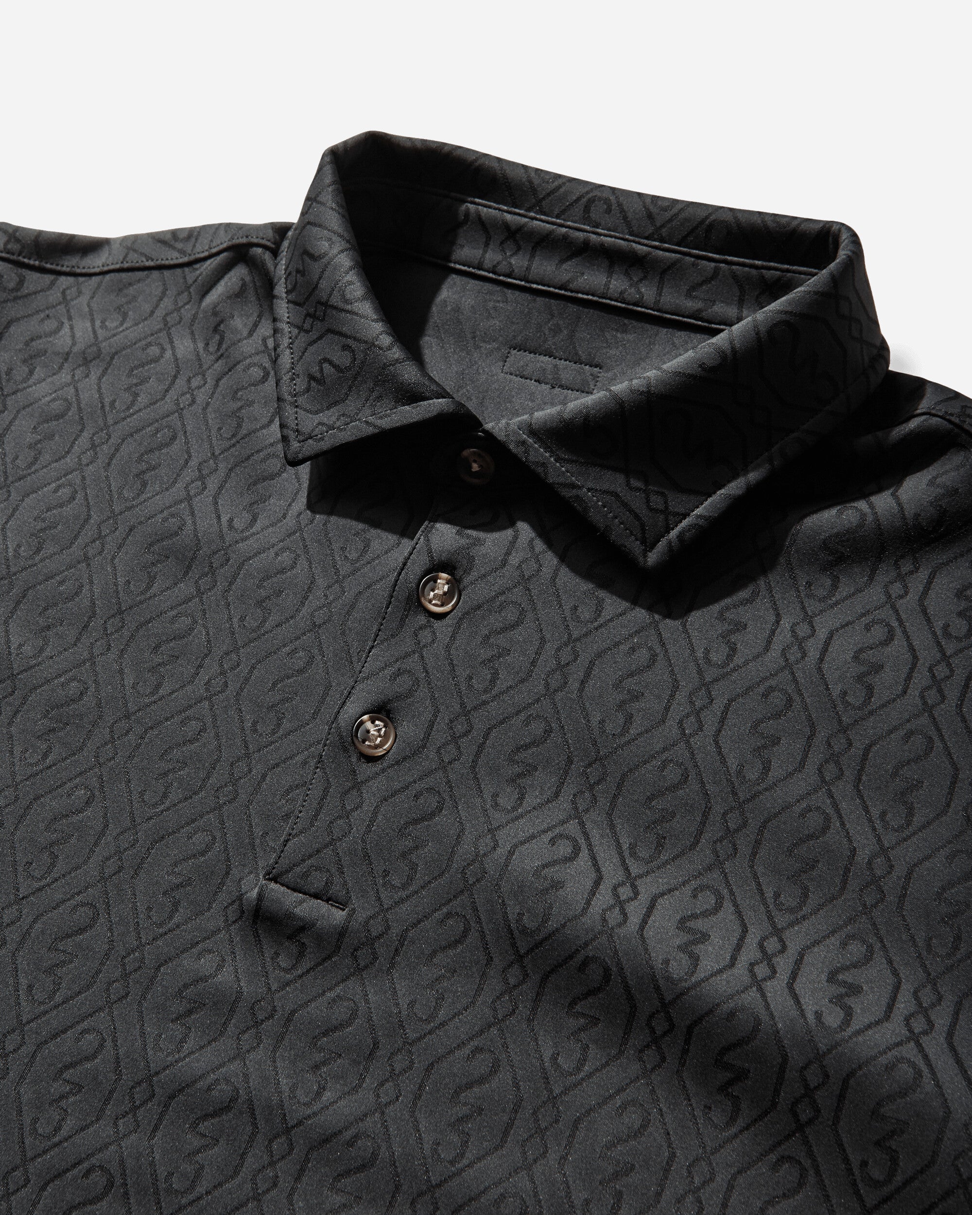 Men's Jordan Sport Golf Jacquard Polo Black - Image 3