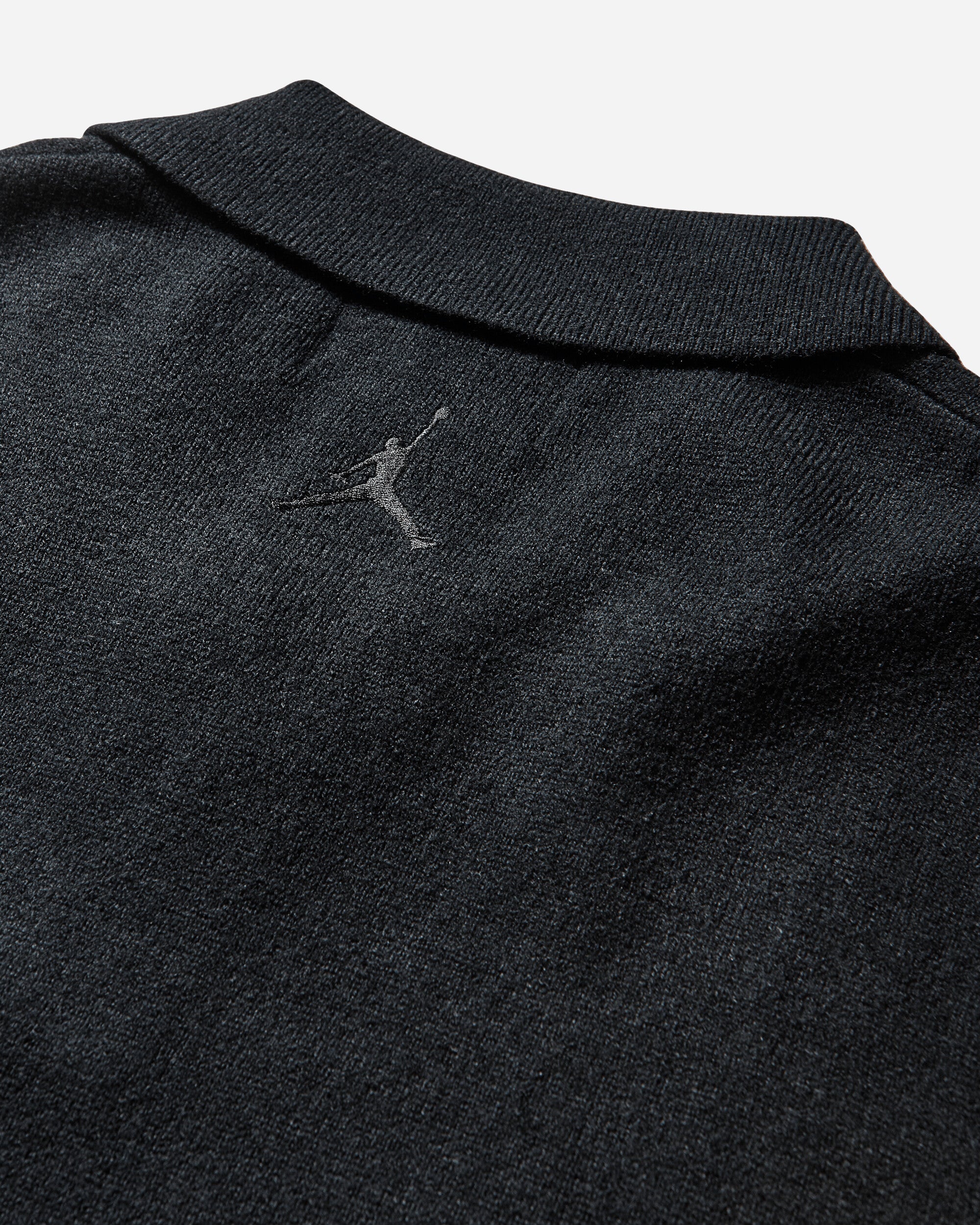 Men's A Ma Maniére Knit Polo Black - Image 3