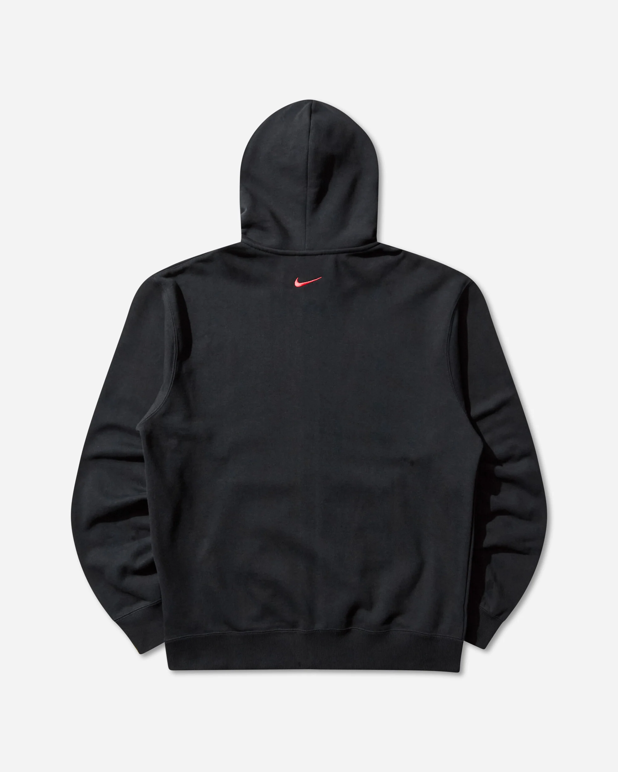 Men's Awake NY Full-Zip Fleece Hoodie Black / University Red - Image 2