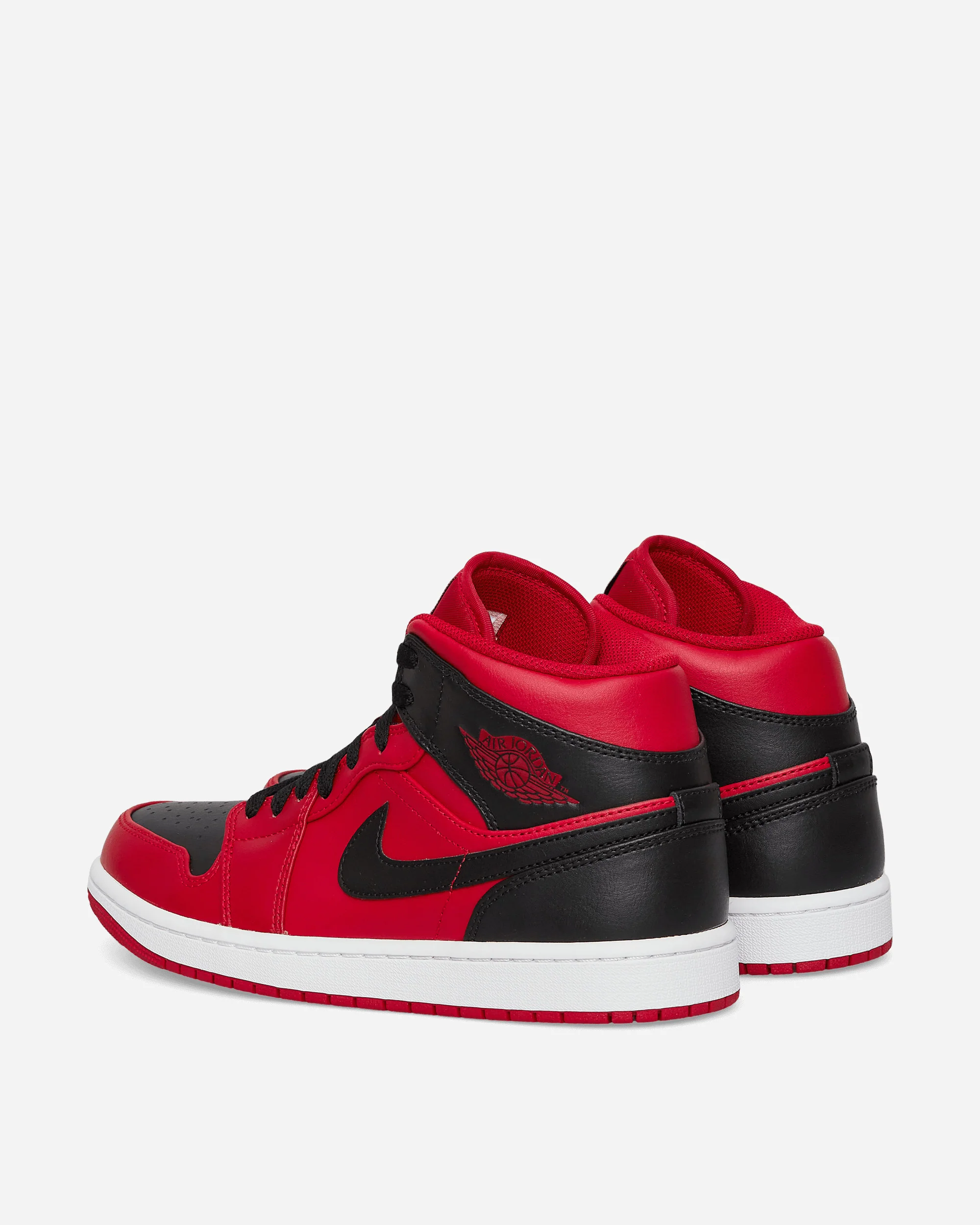 Air Jordan 1 Mid Sneakers Gym Red / Black - Image 4