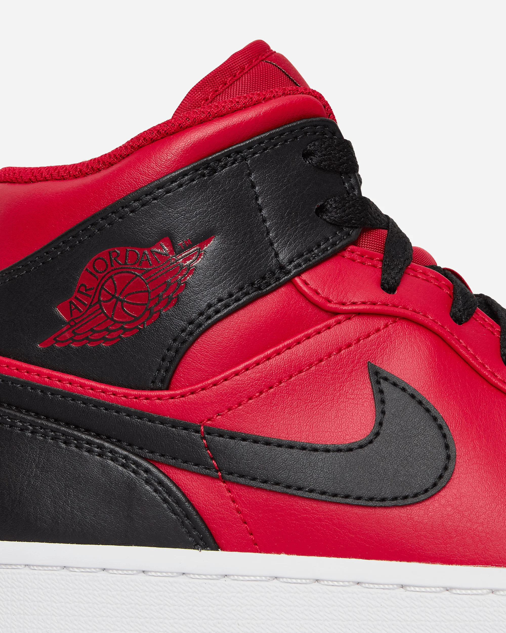 Air Jordan 1 Mid Sneakers Gym Red / Black - Image 6