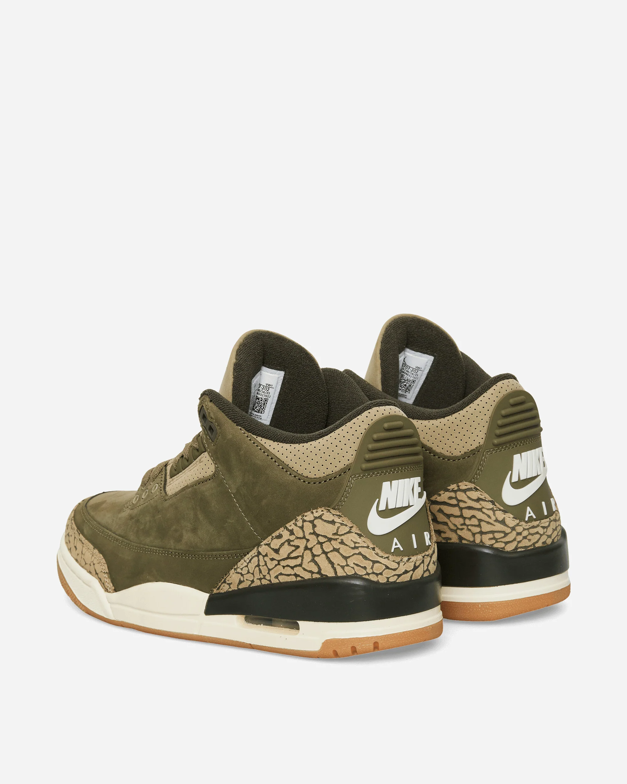 Air Jordan 3 Sneakers Medium Olive - Image 4